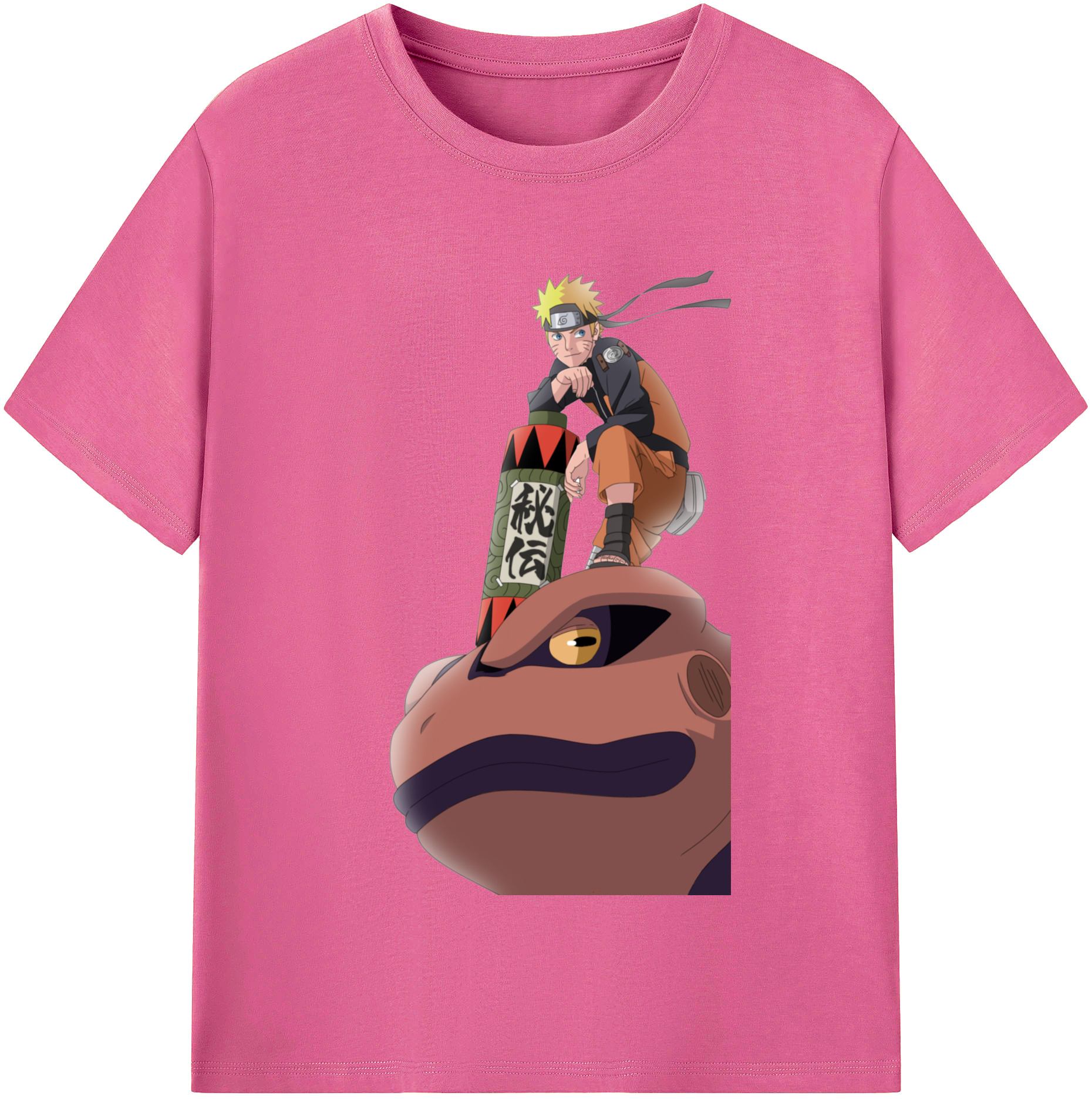 （画像用） NARUTO -ナルト- うずまき ナルト Uzumaki Naruto レディースカジュアルプリントTシャツ（綿100％）
