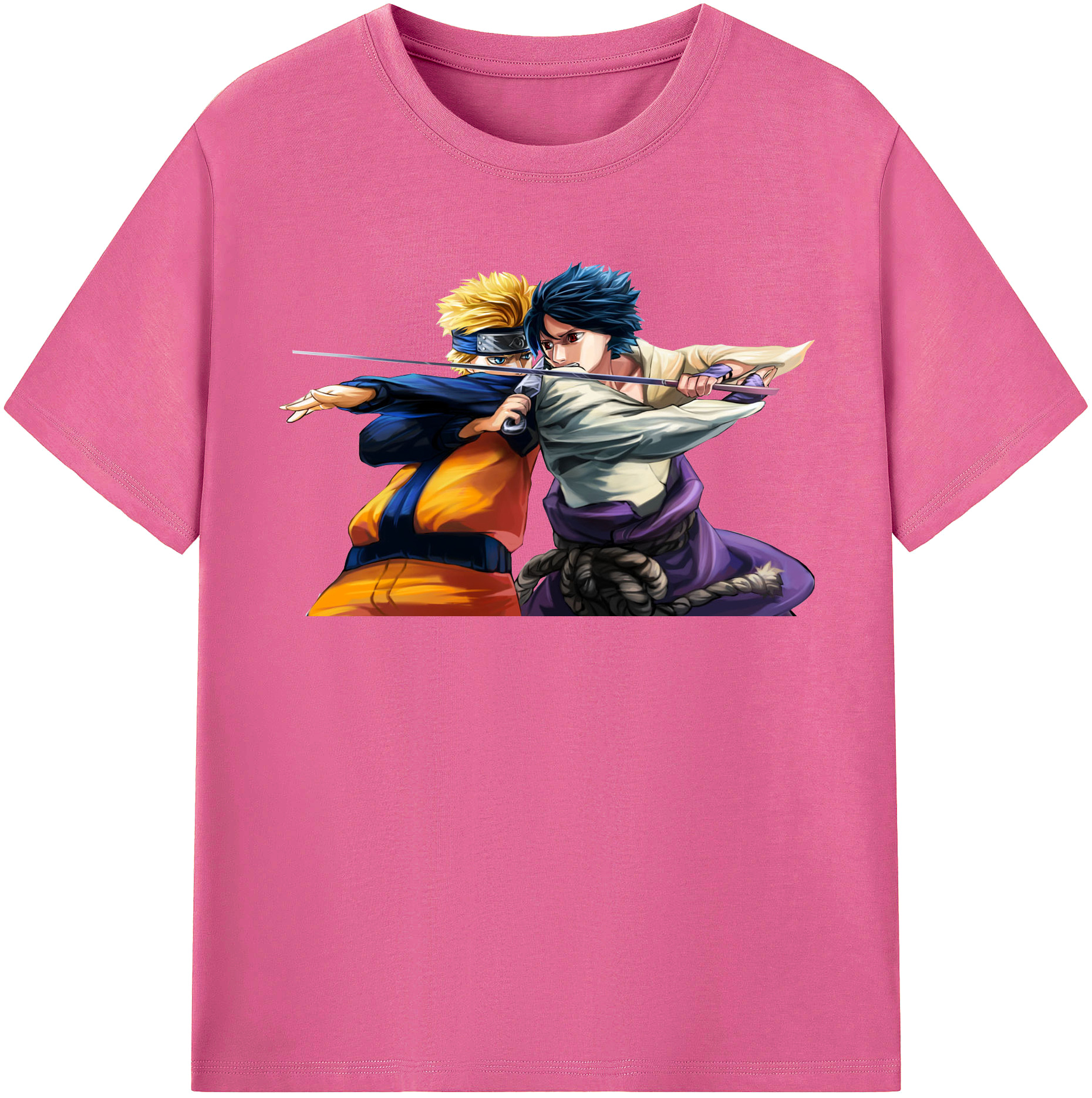 （画像用） NARUTO -ナルト- うずまき ナルト Uzumaki Naruto レディースカジュアルプリントTシャツ（綿100％）