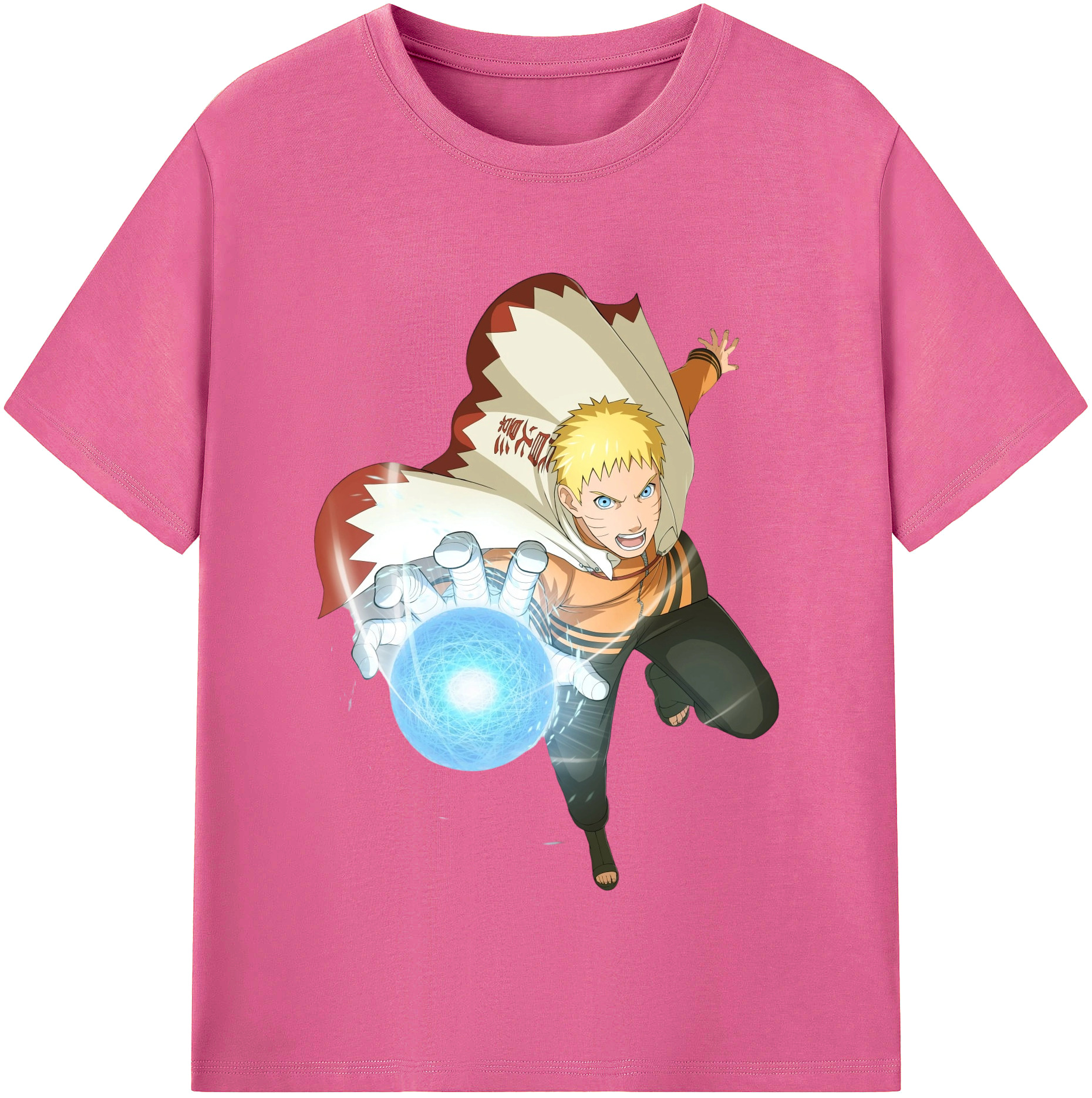 （画像用） NARUTO -ナルト- うずまき ナルト Uzumaki Naruto レディースカジュアルプリントTシャツ（綿100％）