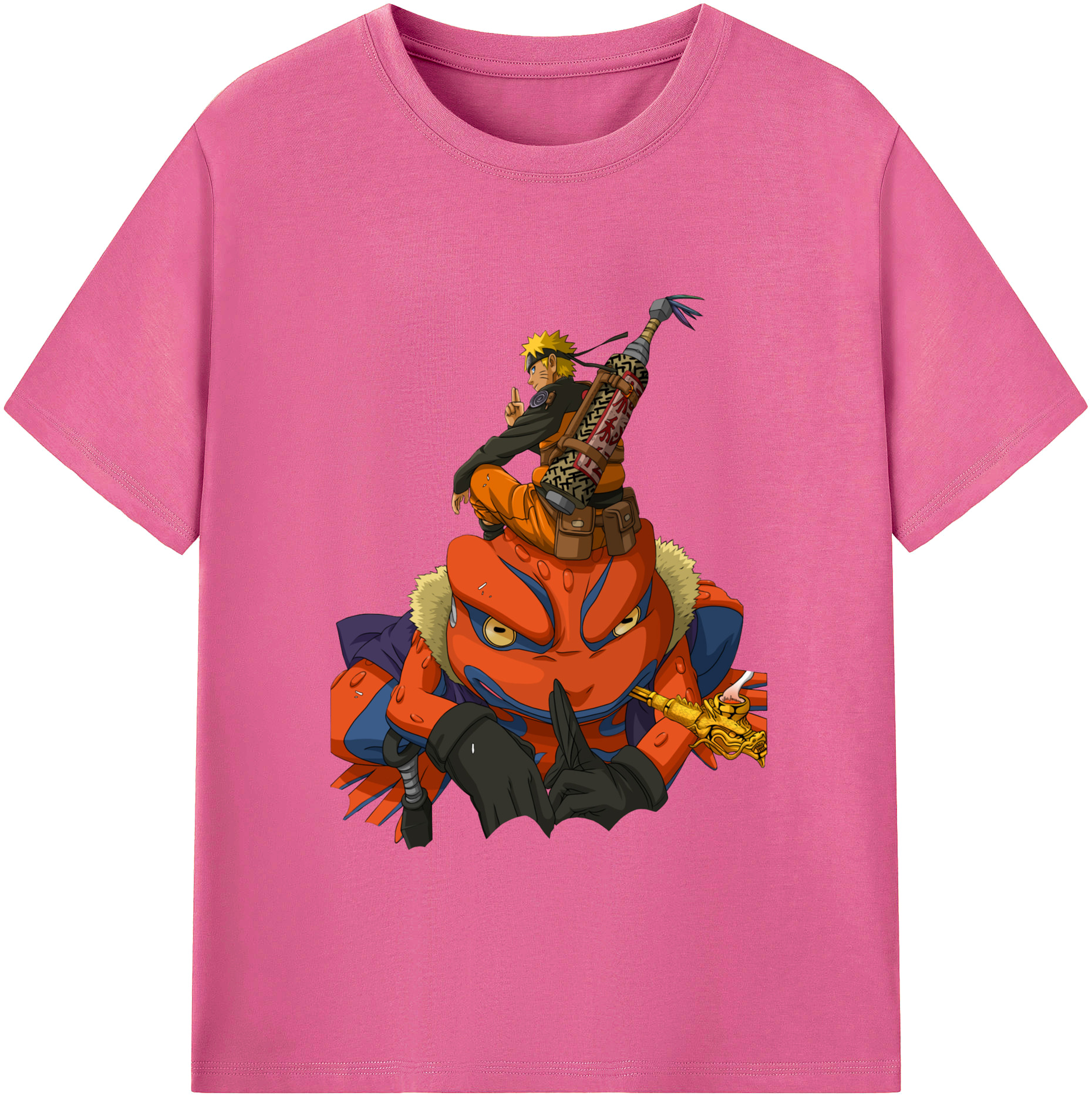 （画像用） NARUTO -ナルト- うずまき ナルト Uzumaki Naruto レディースカジュアルプリントTシャツ（綿100％）