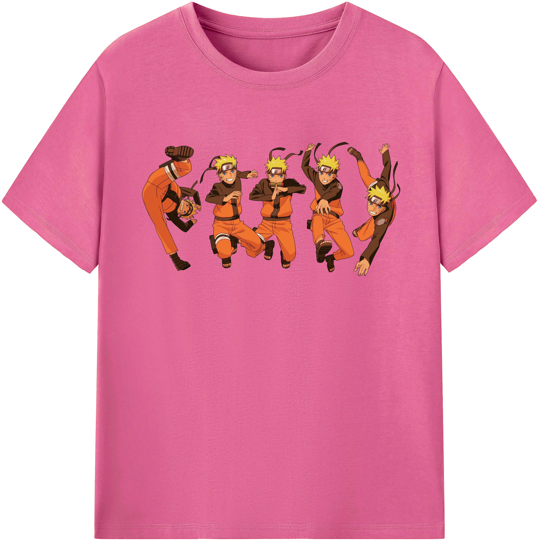（画像用） NARUTO -ナルト- うずまき ナルト Uzumaki Naruto レディースカジュアルプリントTシャツ（綿100％）