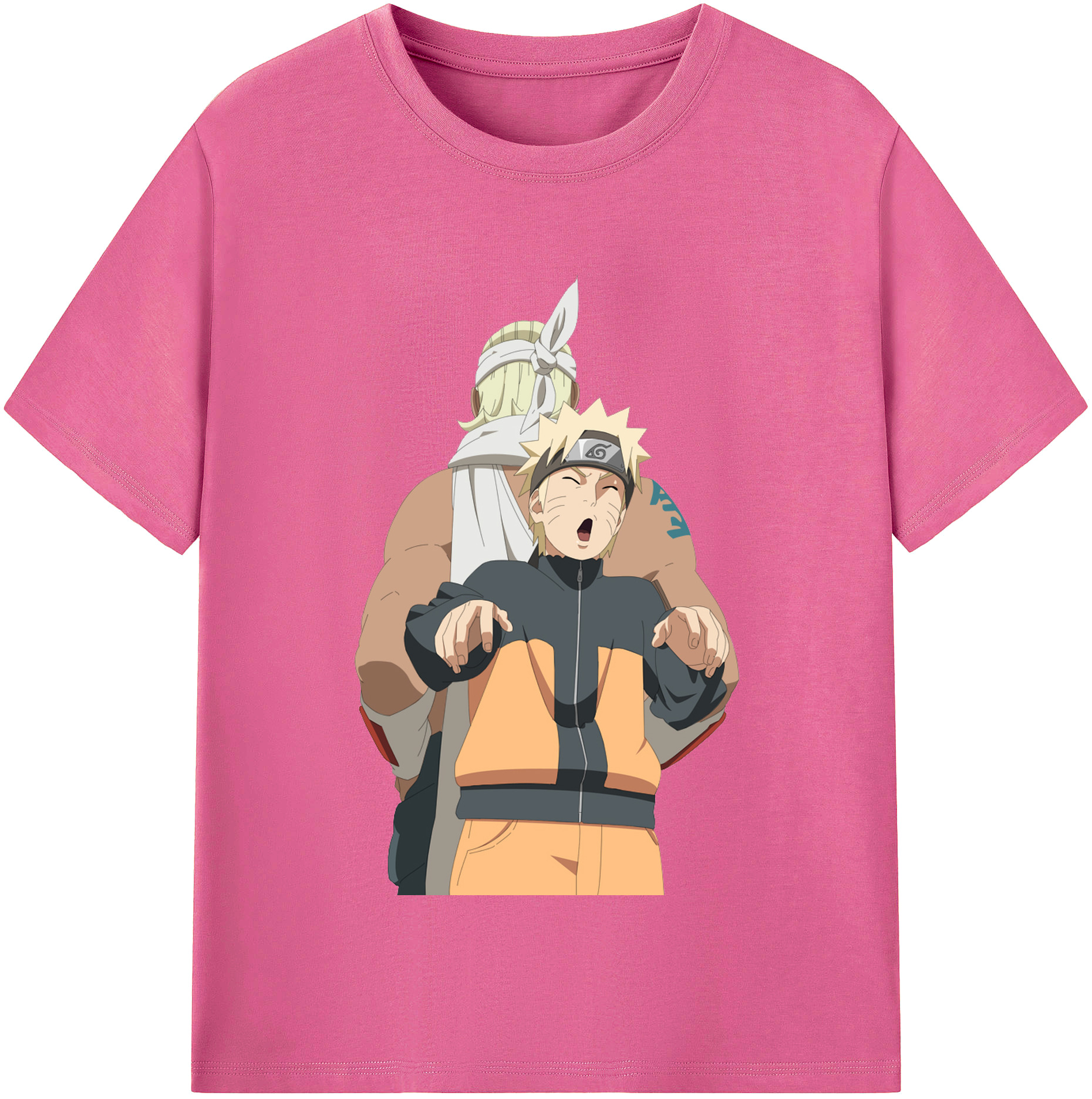 （画像用） NARUTO -ナルト- うずまき ナルト Uzumaki Naruto レディースカジュアルプリントTシャツ（綿100％）