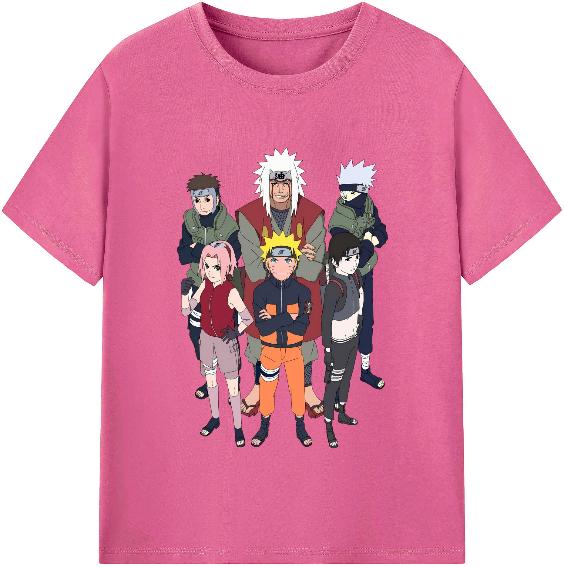 （画像用） NARUTO -ナルト- うずまき ナルト Uzumaki Naruto レディースカジュアルプリントTシャツ（綿100％）