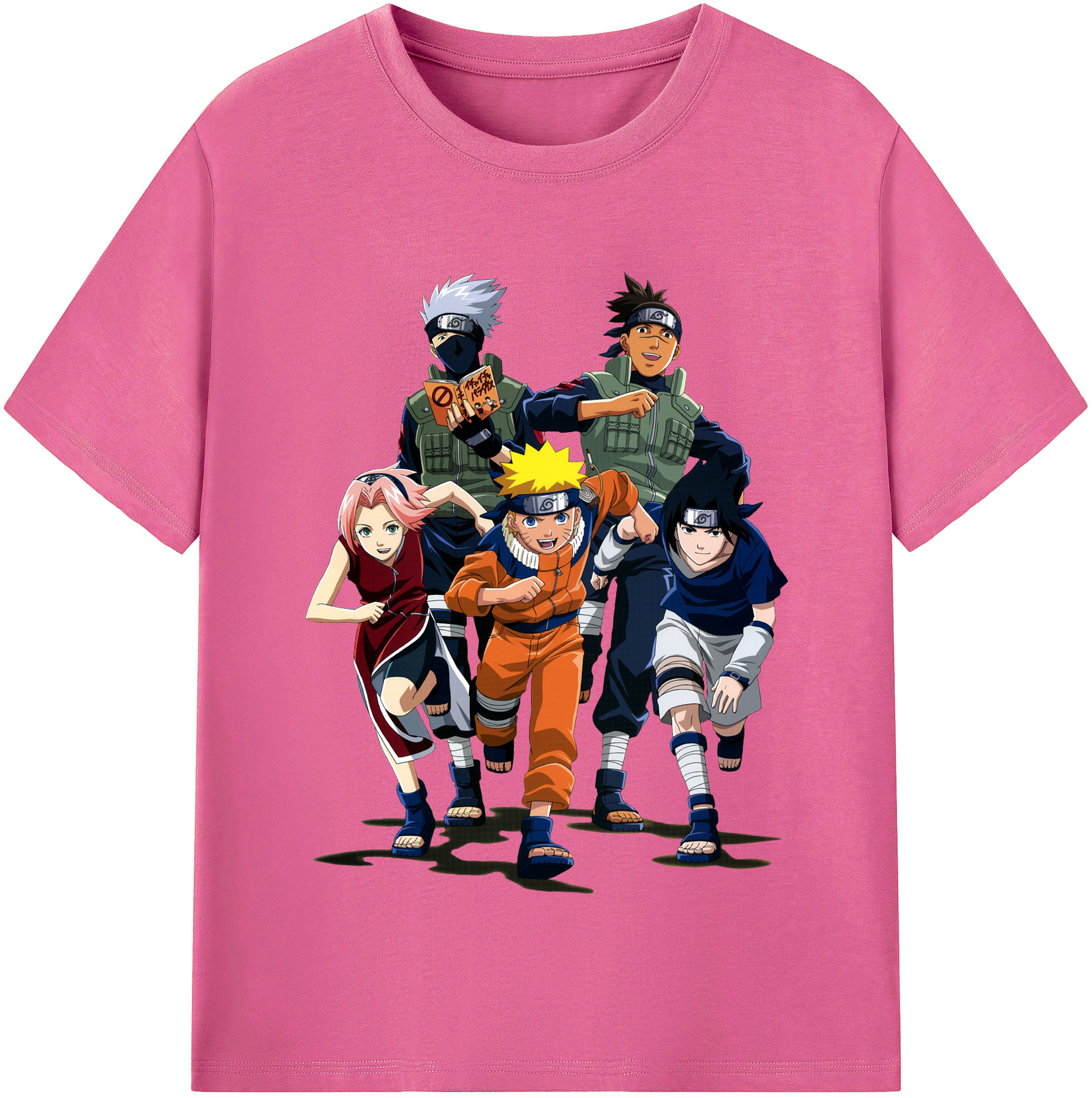（画像用） NARUTO -ナルト- うずまき ナルト Uzumaki Naruto レディースカジュアルプリントTシャツ（綿100％）