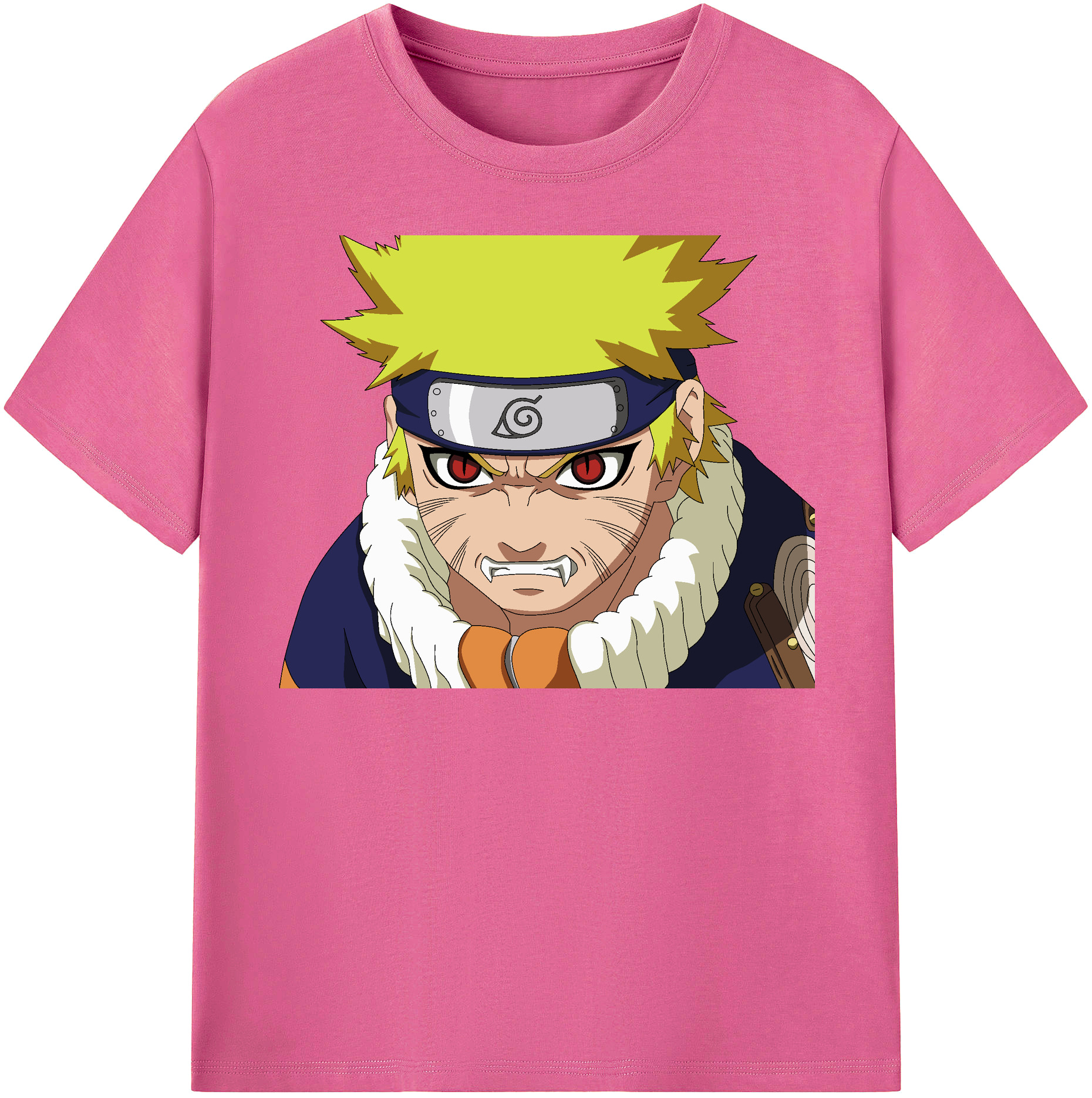 （画像用） NARUTO -ナルト- うずまき ナルト Uzumaki Naruto レディースカジュアルプリントTシャツ（綿100％）