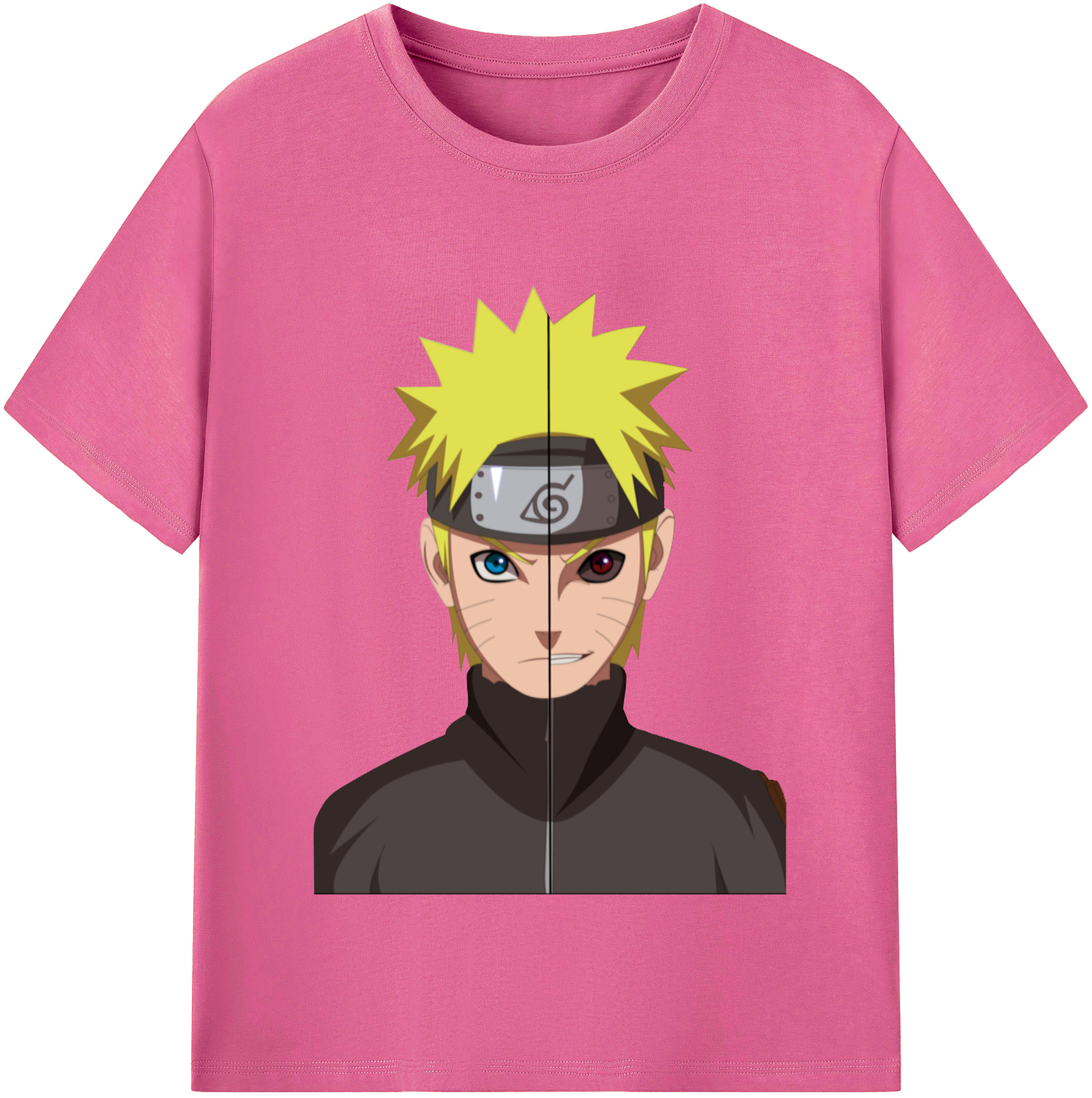 （画像用） NARUTO -ナルト- うずまき ナルト Uzumaki Naruto レディースカジュアルプリントTシャツ（綿100％）