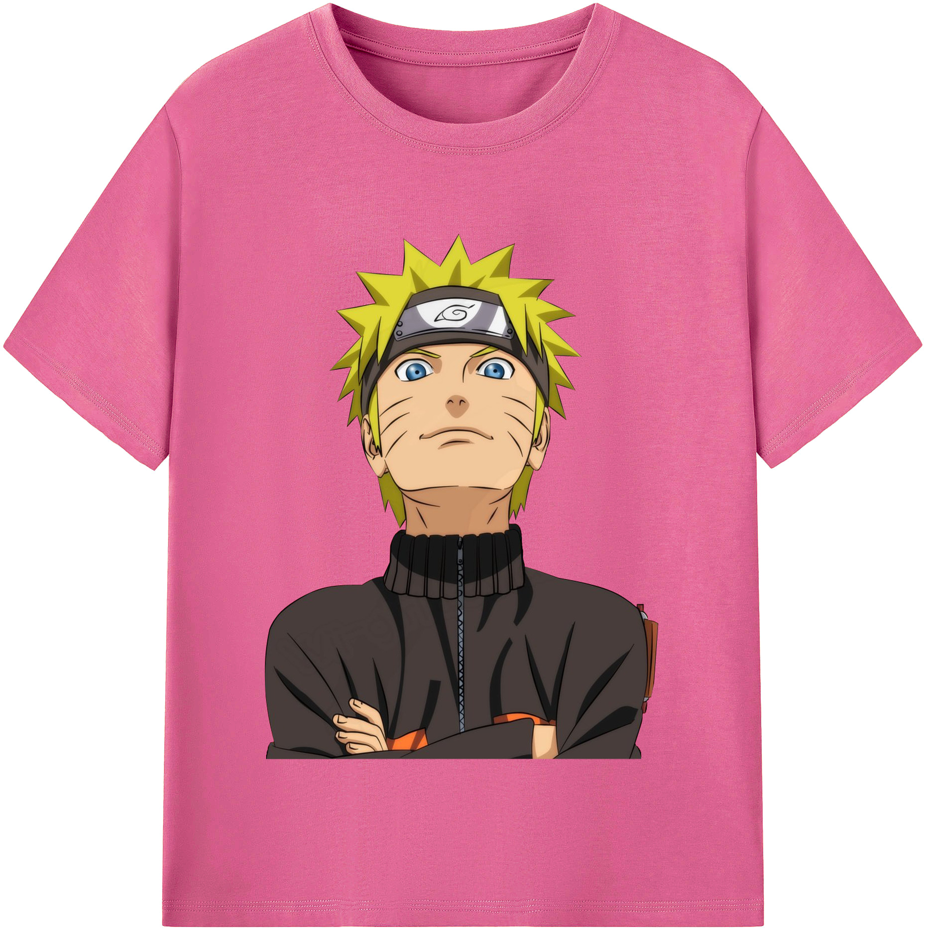 （画像用） NARUTO -ナルト- うずまき ナルト Uzumaki Naruto レディースカジュアルプリントTシャツ（綿100％）