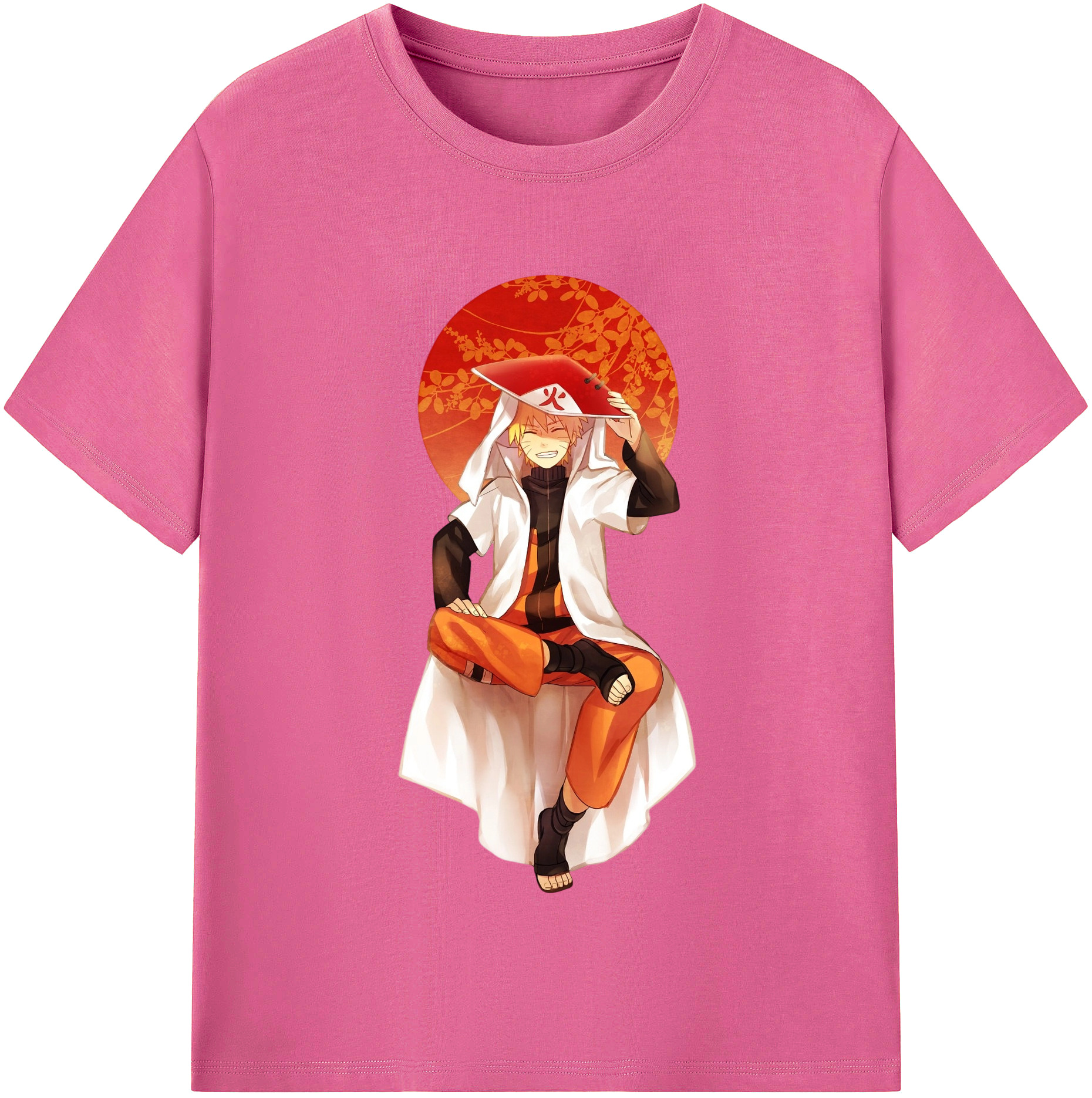 （画像用） NARUTO -ナルト- うずまき ナルト Uzumaki Naruto レディースカジュアルプリントTシャツ（綿100％）