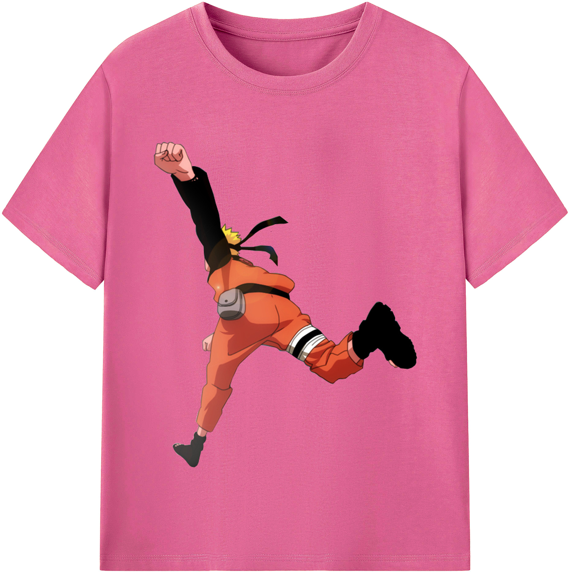 （画像用） NARUTO -ナルト- うずまき ナルト Uzumaki Naruto レディースカジュアルプリントTシャツ（綿100％）
