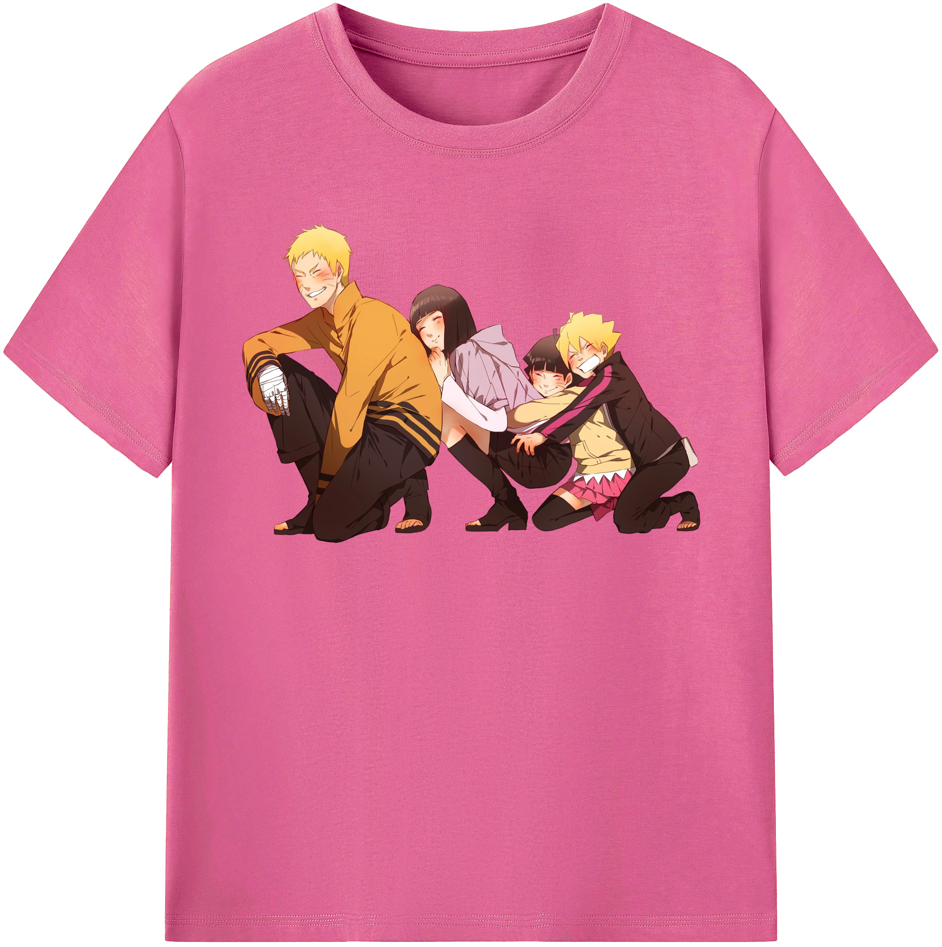 （画像用） NARUTO -ナルト- うずまき ナルト Uzumaki Naruto レディースカジュアルプリントTシャツ（綿100％）