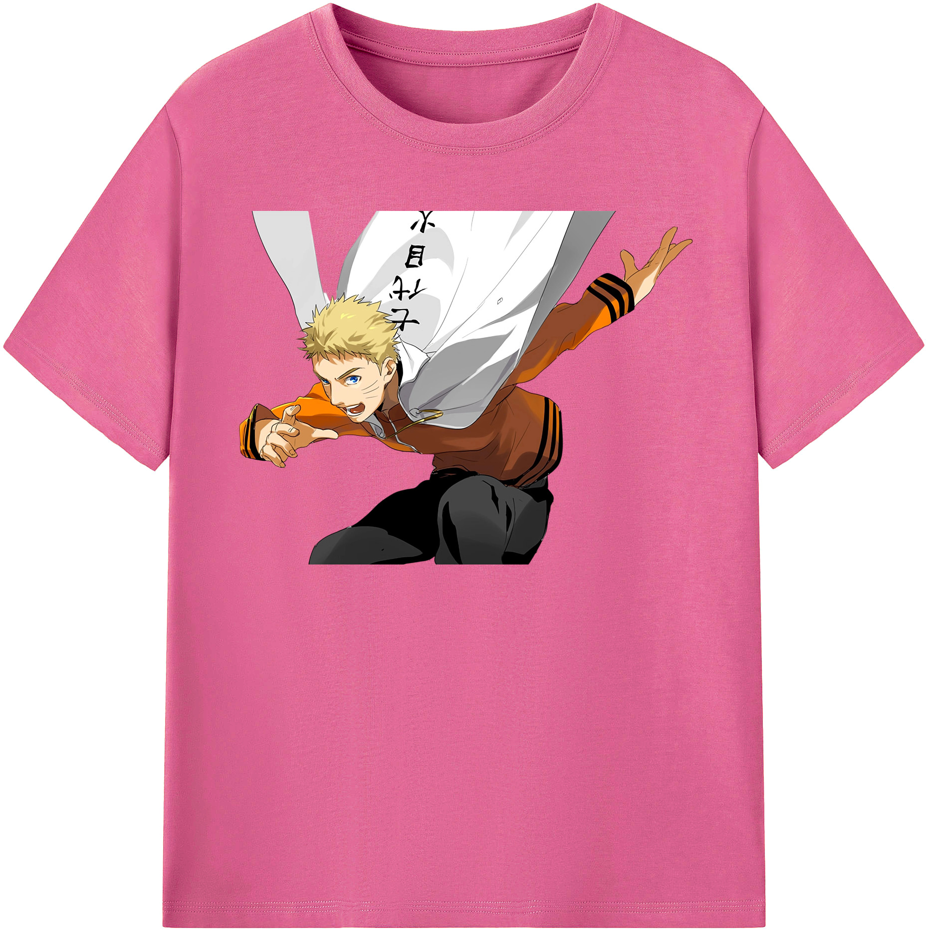 （画像用） NARUTO -ナルト- うずまき ナルト Uzumaki Naruto レディースカジュアルプリントTシャツ（綿100％）