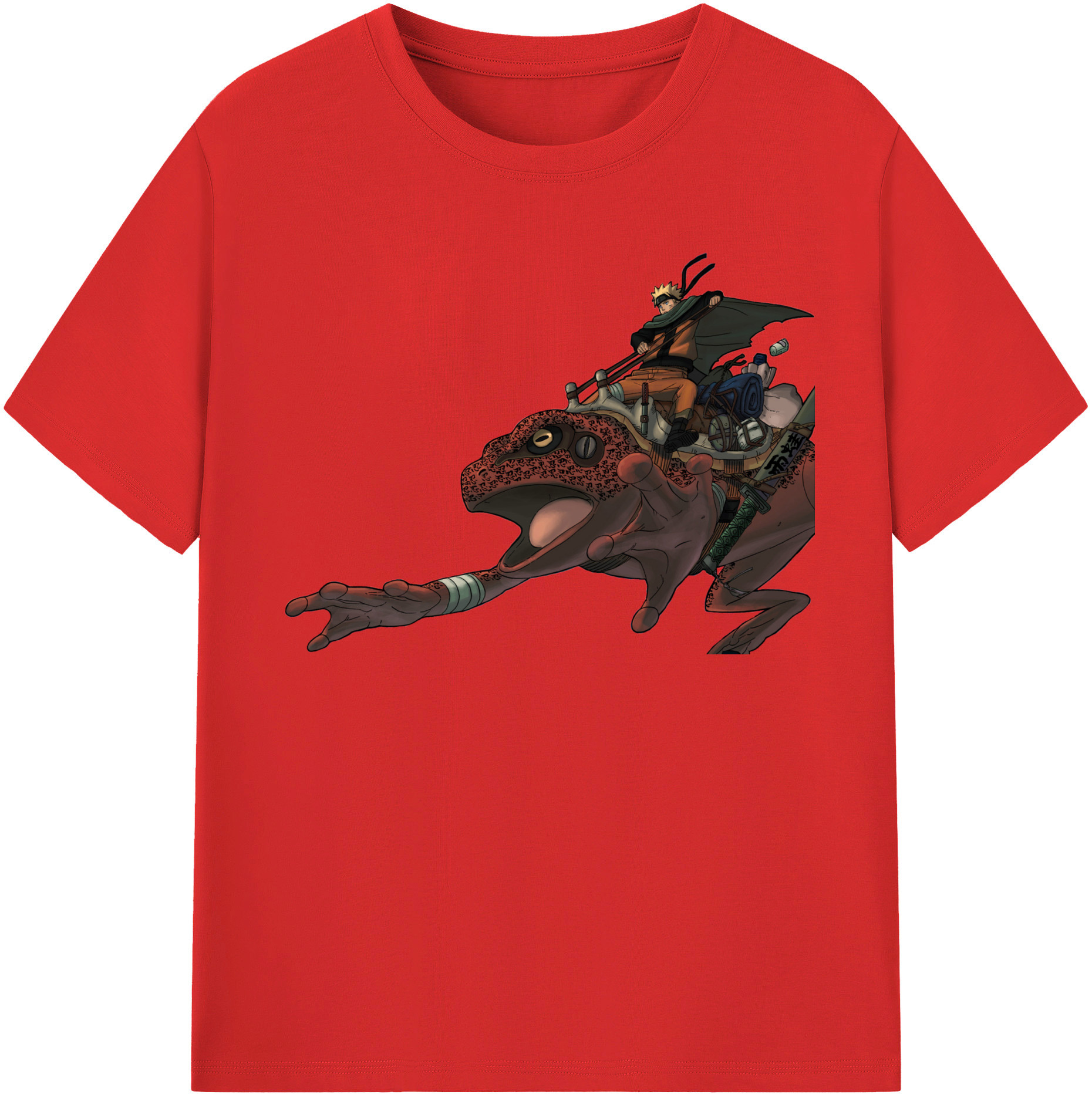 （画像用） NARUTO -ナルト- うずまき ナルト Uzumaki Naruto レディースカジュアルプリントTシャツ（綿100％）