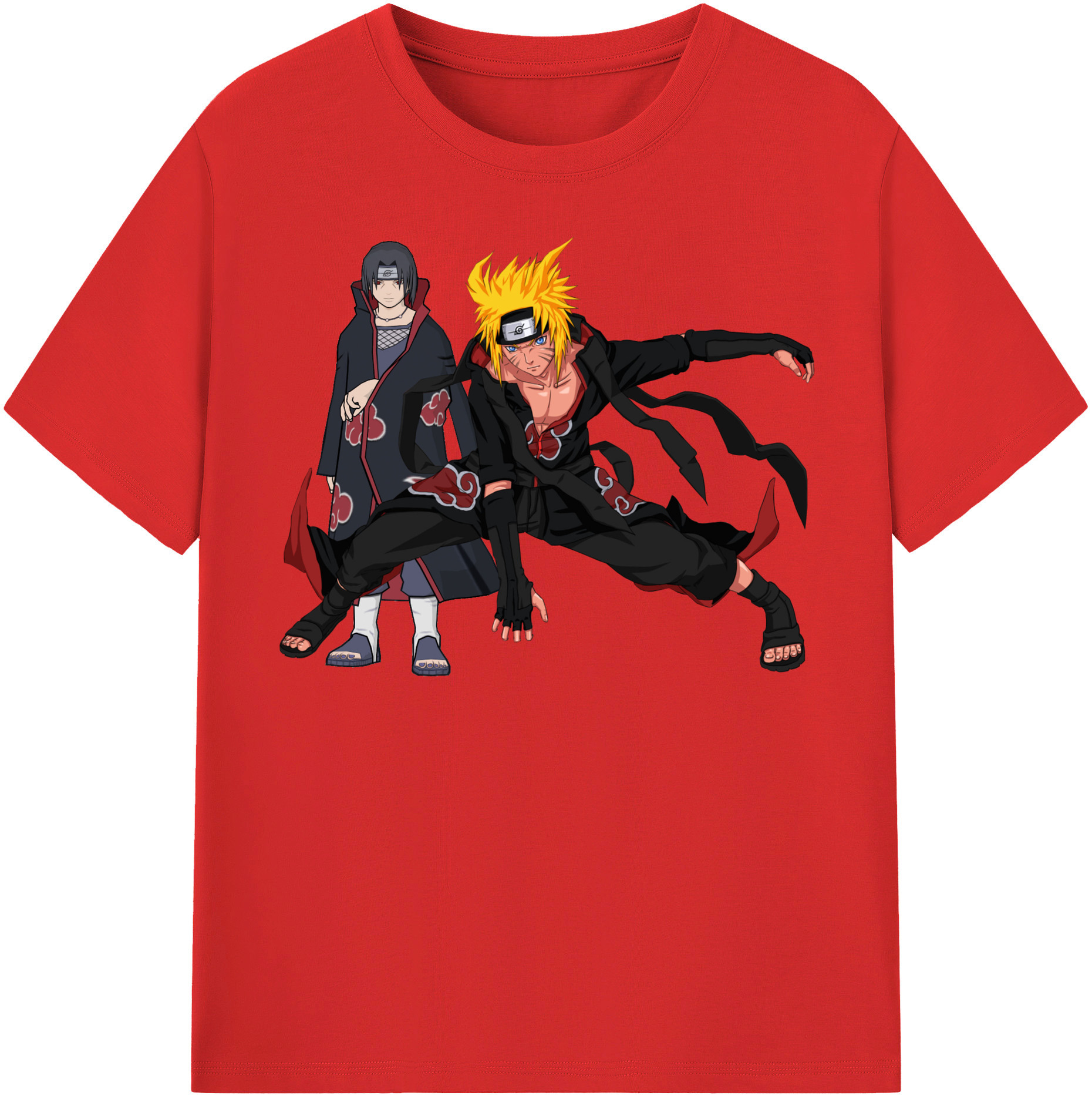 （画像用） NARUTO -ナルト- うずまき ナルト Uzumaki Naruto レディースカジュアルプリントTシャツ（綿100％）