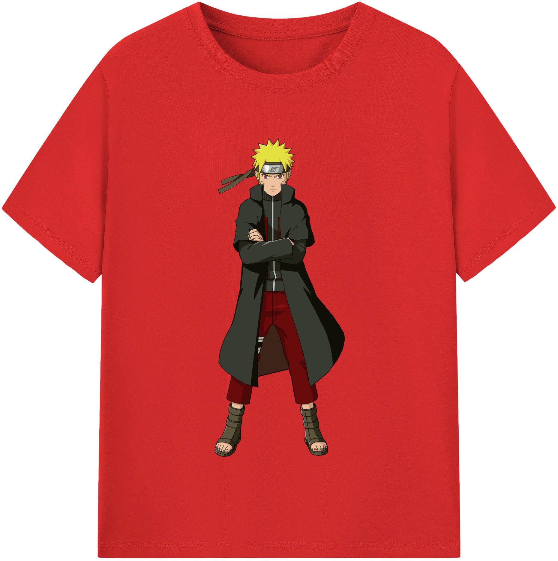 （画像用） NARUTO -ナルト- うずまき ナルト Uzumaki Naruto レディースカジュアルプリントTシャツ（綿100％）