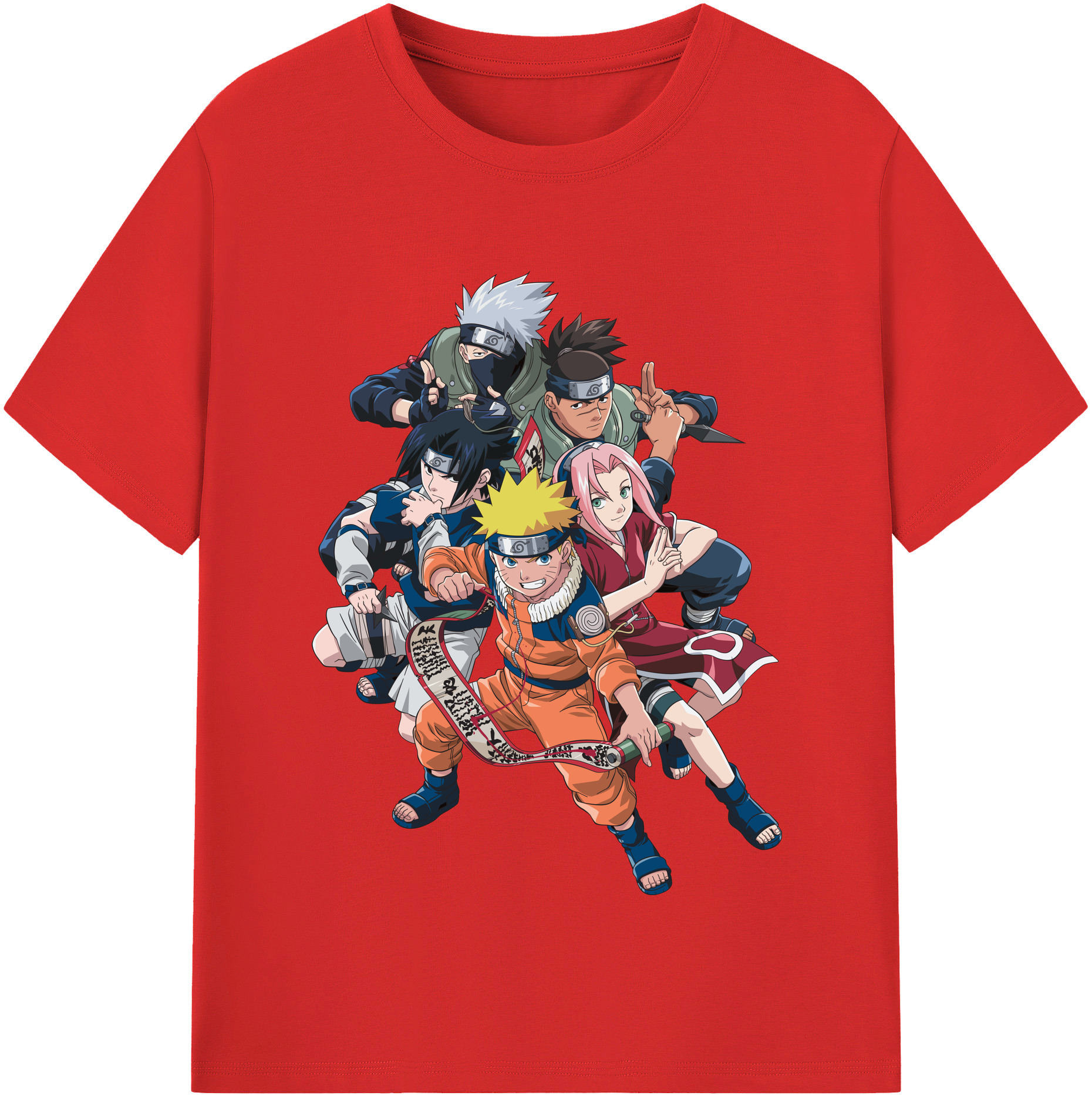 （画像用） NARUTO -ナルト- うずまき ナルト Uzumaki Naruto レディースカジュアルプリントTシャツ（綿100％）