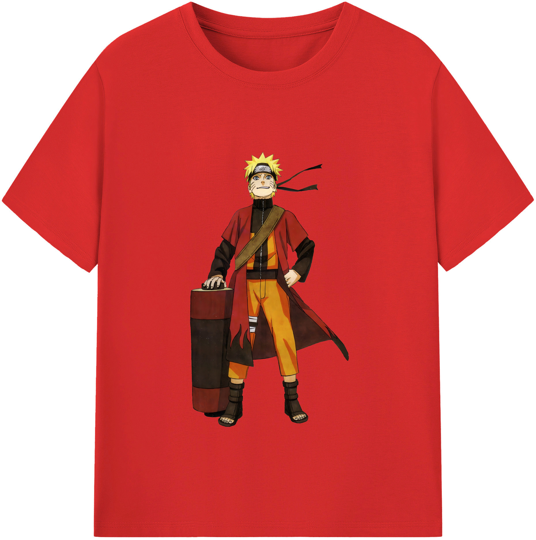 （画像用） NARUTO -ナルト- うずまき ナルト Uzumaki Naruto レディースカジュアルプリントTシャツ（綿100％）