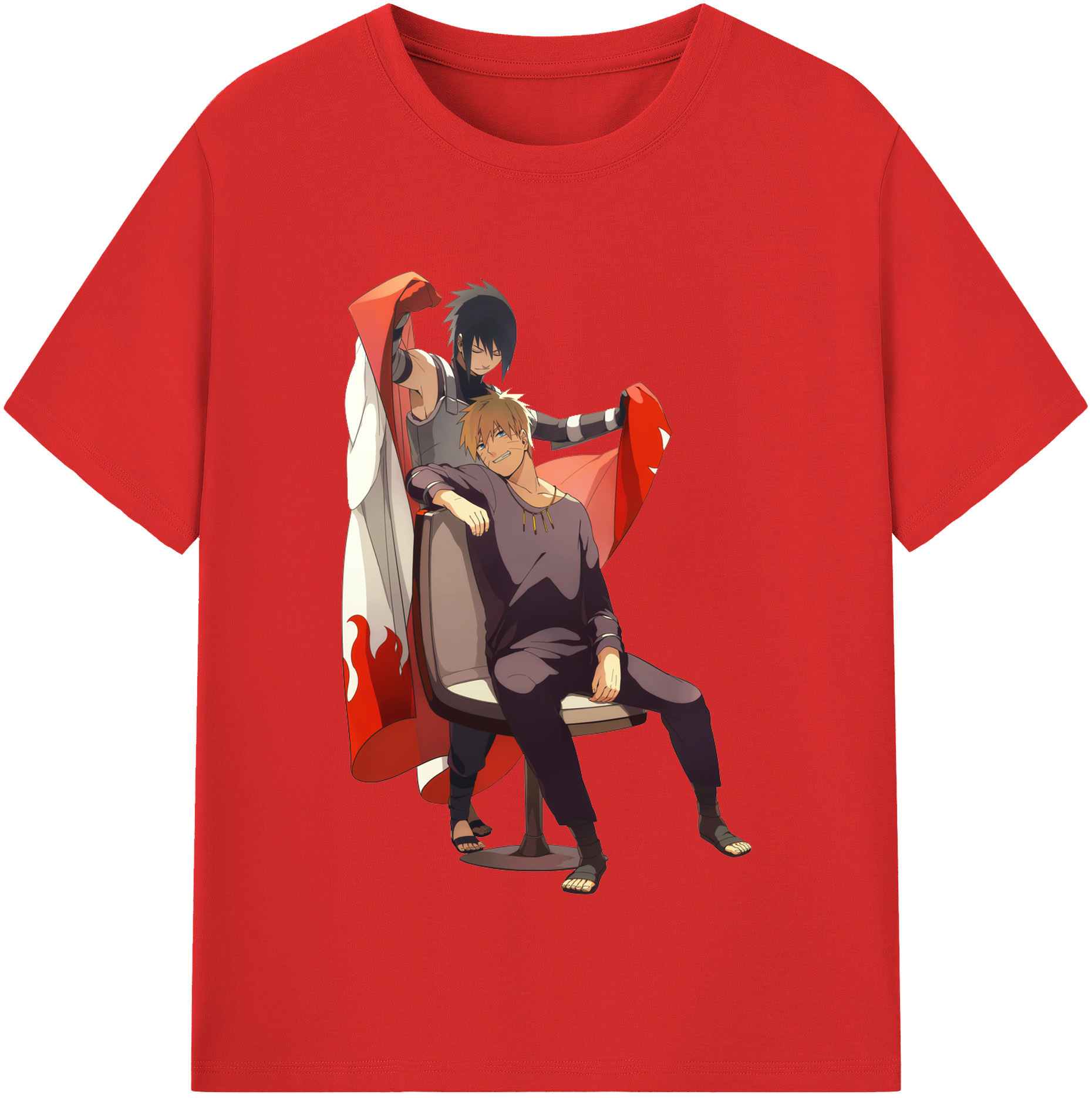 （画像用） NARUTO -ナルト- うずまき ナルト Uzumaki Naruto レディースカジュアルプリントTシャツ（綿100％）
