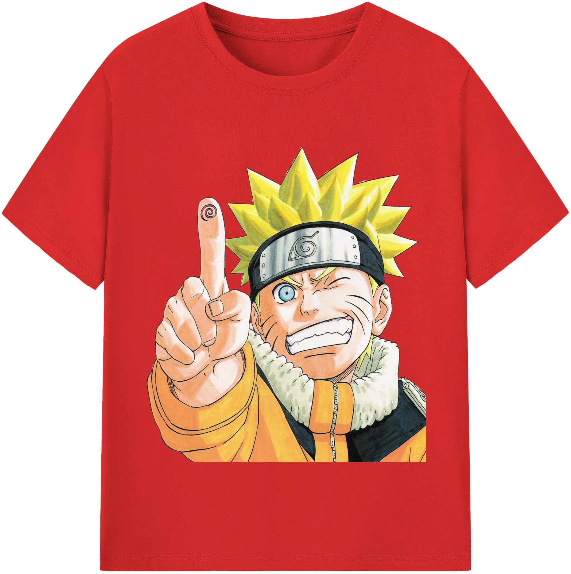 （画像用） NARUTO -ナルト- うずまき ナルト Uzumaki Naruto レディースカジュアルプリントTシャツ（綿100％）