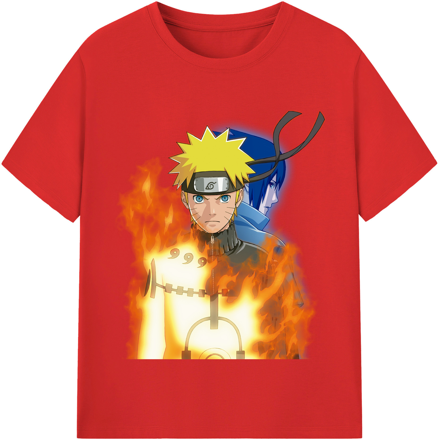 （画像用） NARUTO -ナルト- うずまき ナルト Uzumaki Naruto レディースカジュアルプリントTシャツ（綿100％）