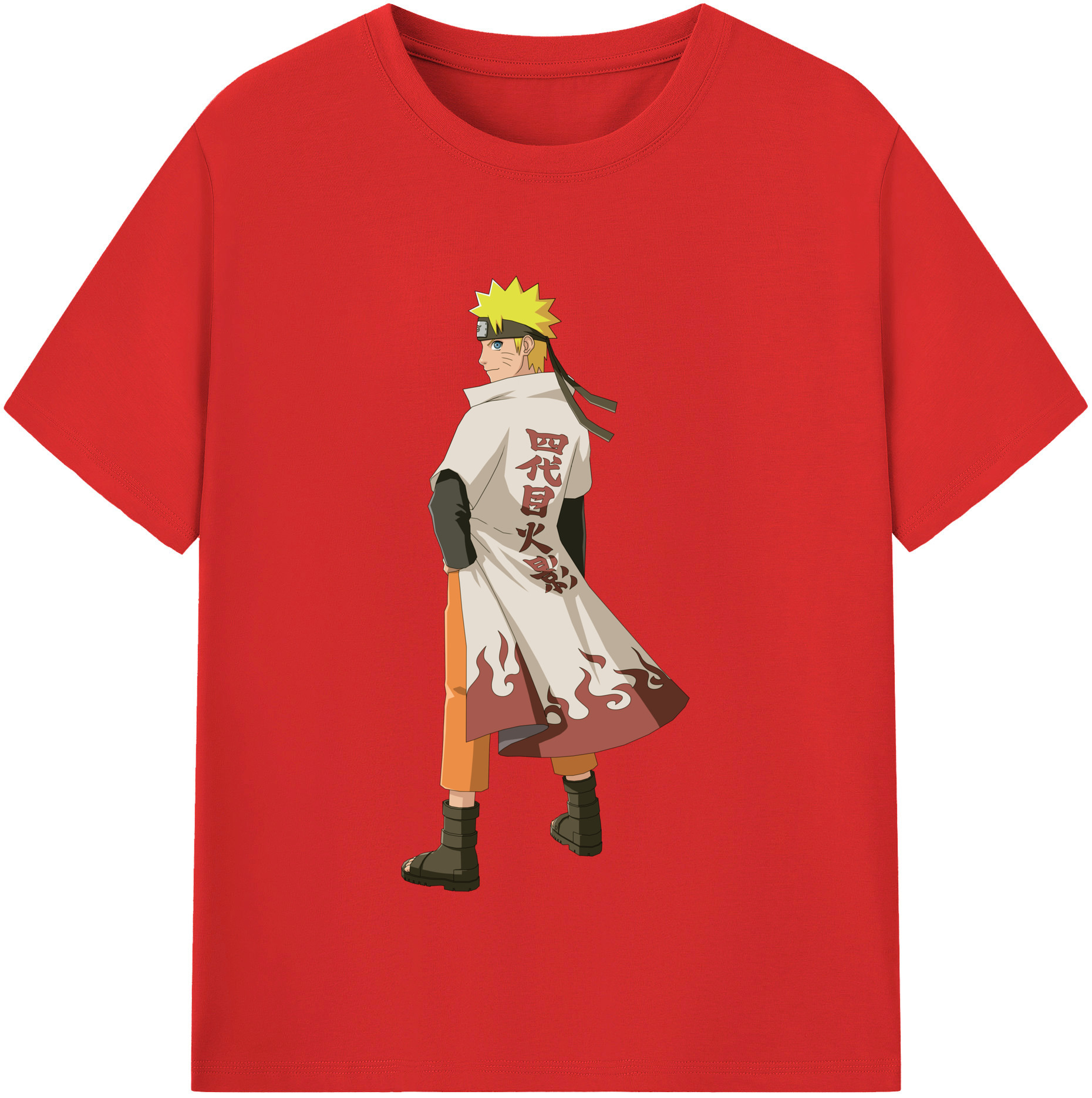 （画像用） NARUTO -ナルト- うずまき ナルト Uzumaki Naruto レディースカジュアルプリントTシャツ（綿100％）
