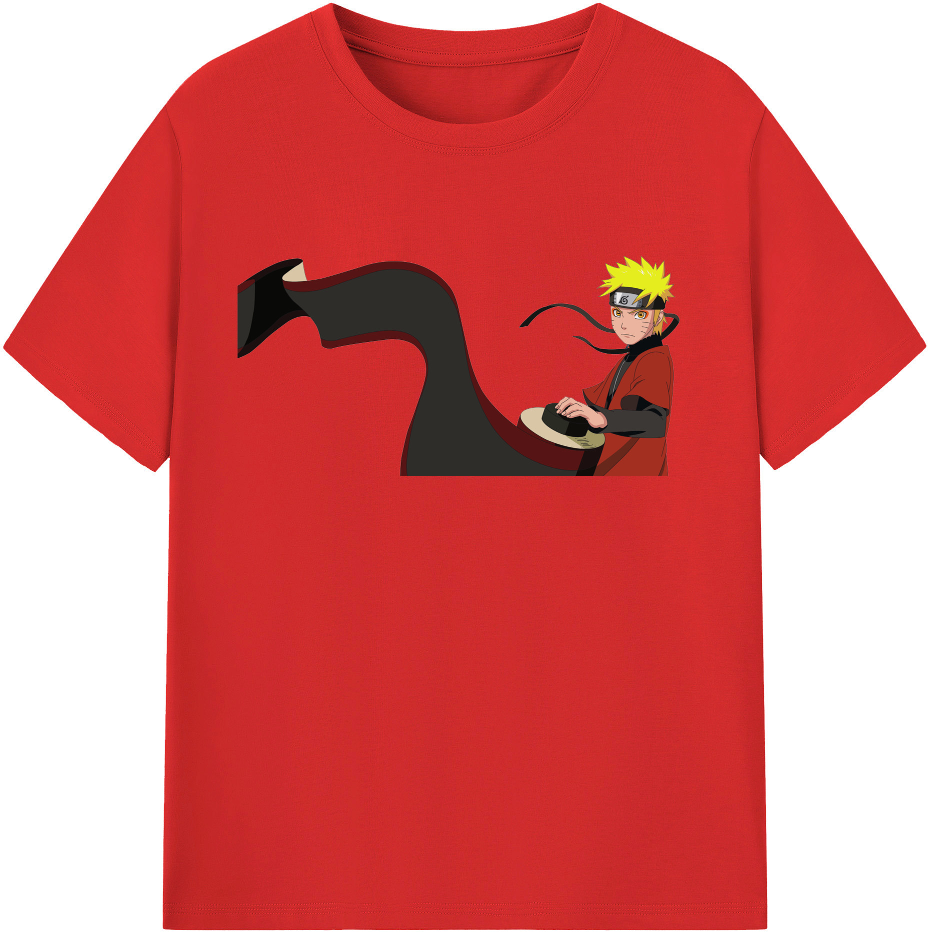 （画像用） NARUTO -ナルト- うずまき ナルト Uzumaki Naruto レディースカジュアルプリントTシャツ（綿100％）