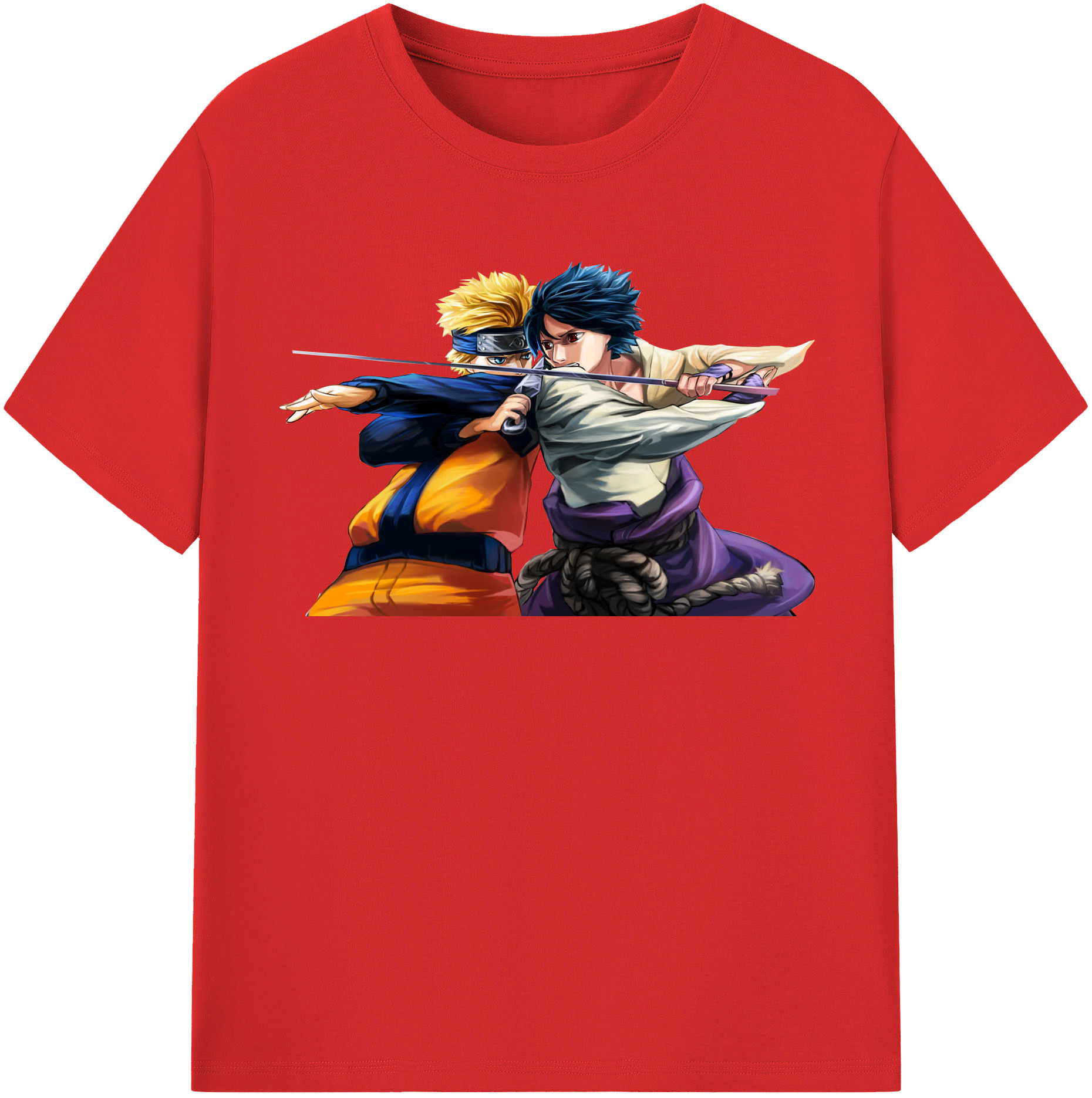 （画像用） NARUTO -ナルト- うずまき ナルト Uzumaki Naruto レディースカジュアルプリントTシャツ（綿100％）