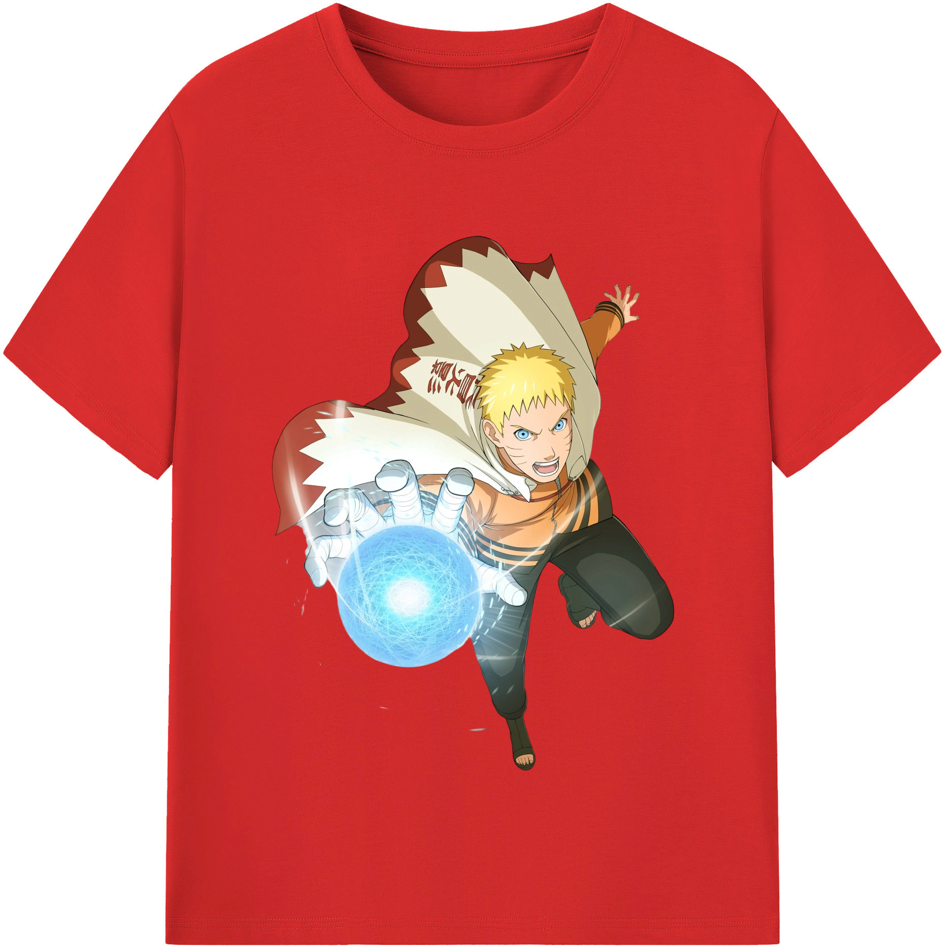 （画像用） NARUTO -ナルト- うずまき ナルト Uzumaki Naruto レディースカジュアルプリントTシャツ（綿100％）