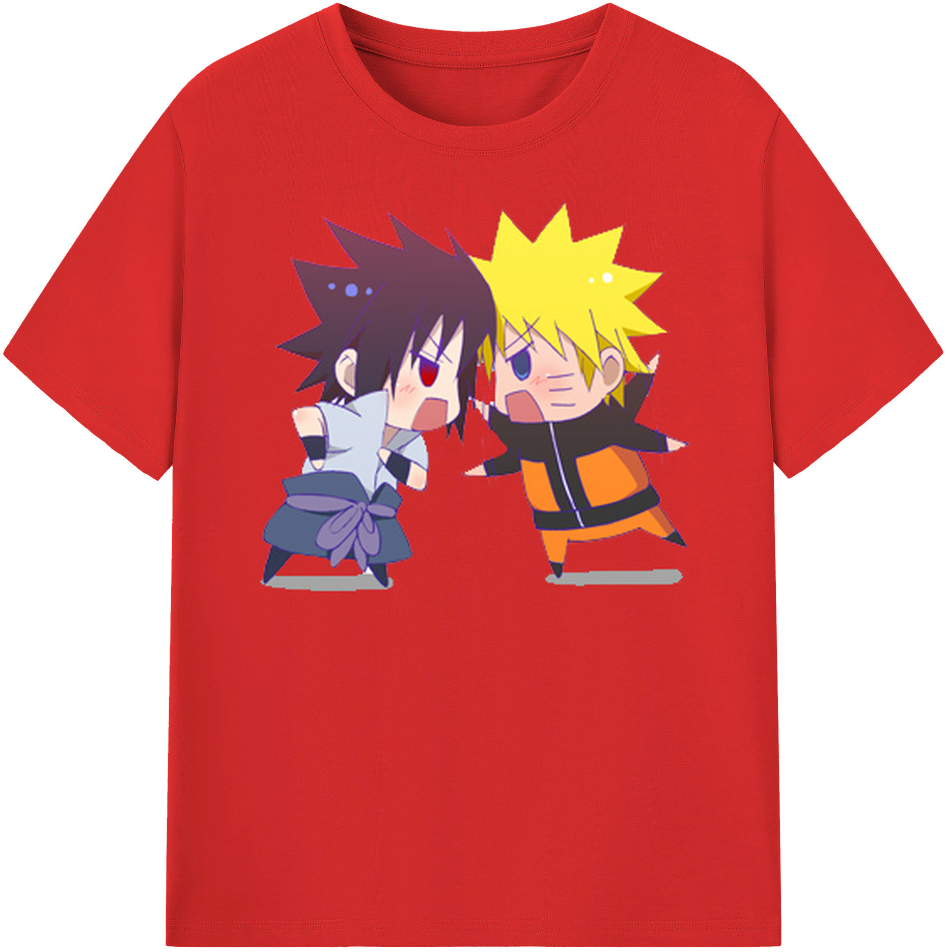 （画像用） NARUTO -ナルト- うずまき ナルト Uzumaki Naruto レディースカジュアルプリントTシャツ（綿100％）