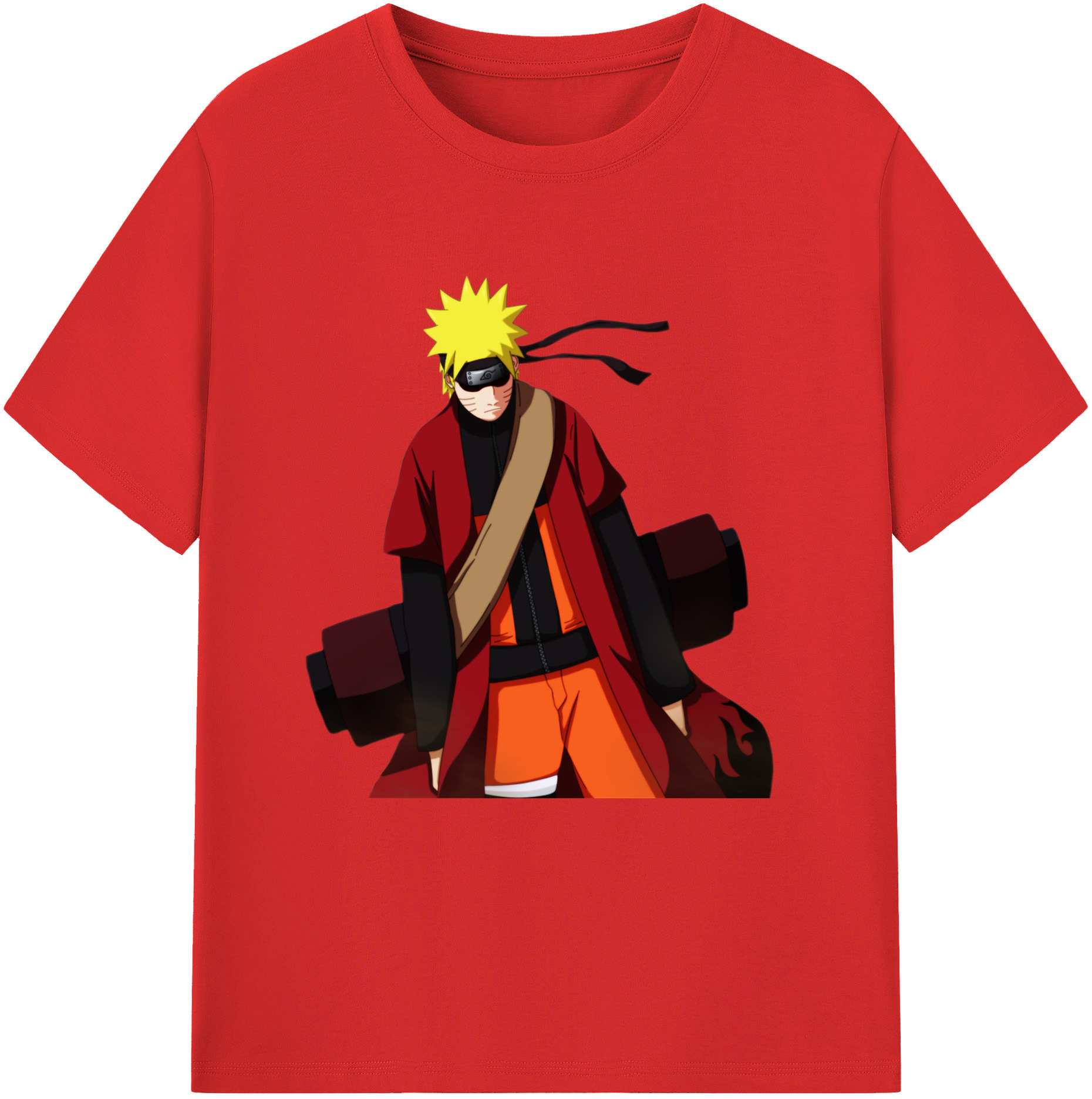 （画像用） NARUTO -ナルト- うずまき ナルト Uzumaki Naruto レディースカジュアルプリントTシャツ（綿100％）