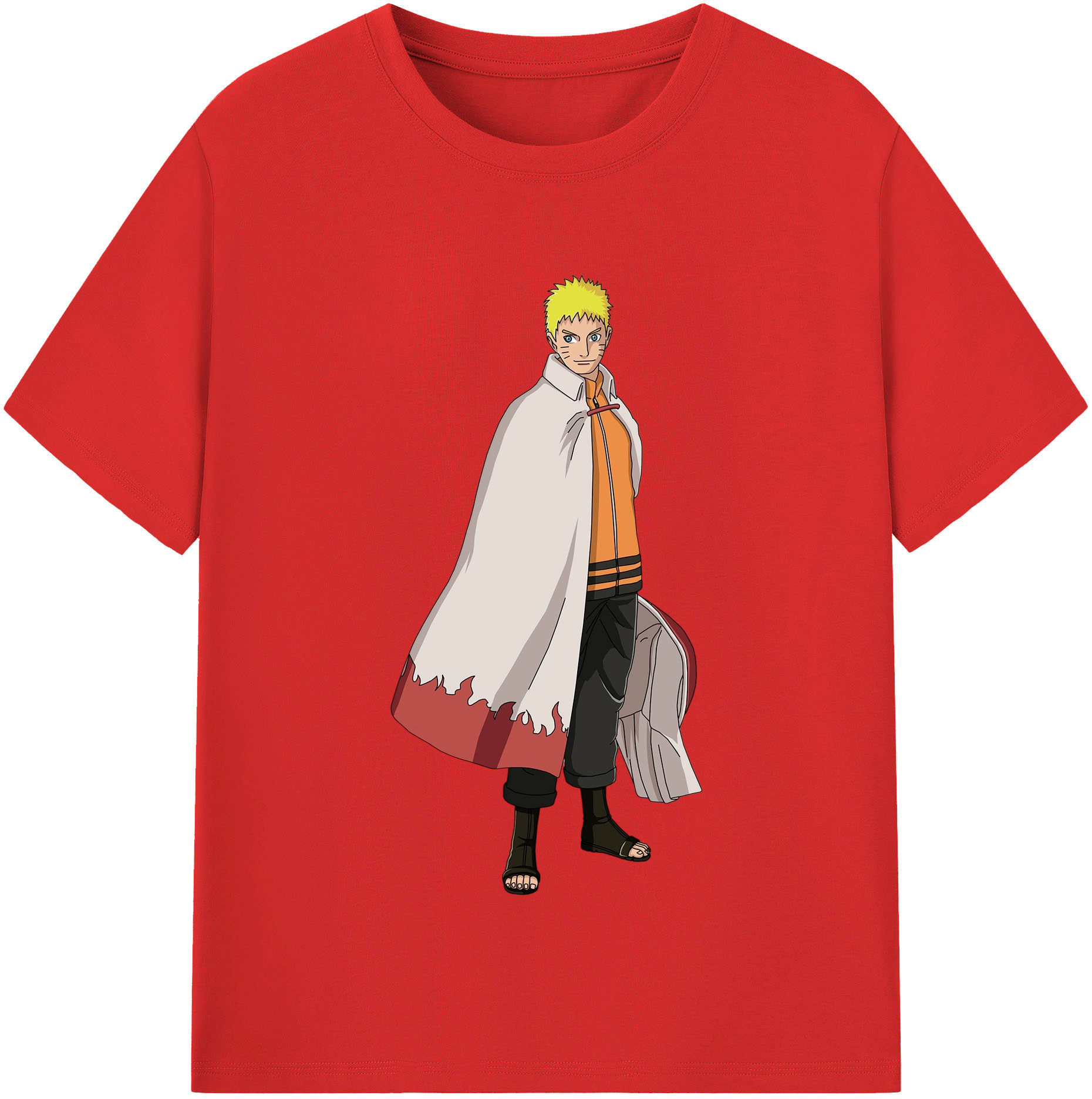 （画像用） NARUTO -ナルト- うずまき ナルト Uzumaki Naruto レディースカジュアルプリントTシャツ（綿100％）