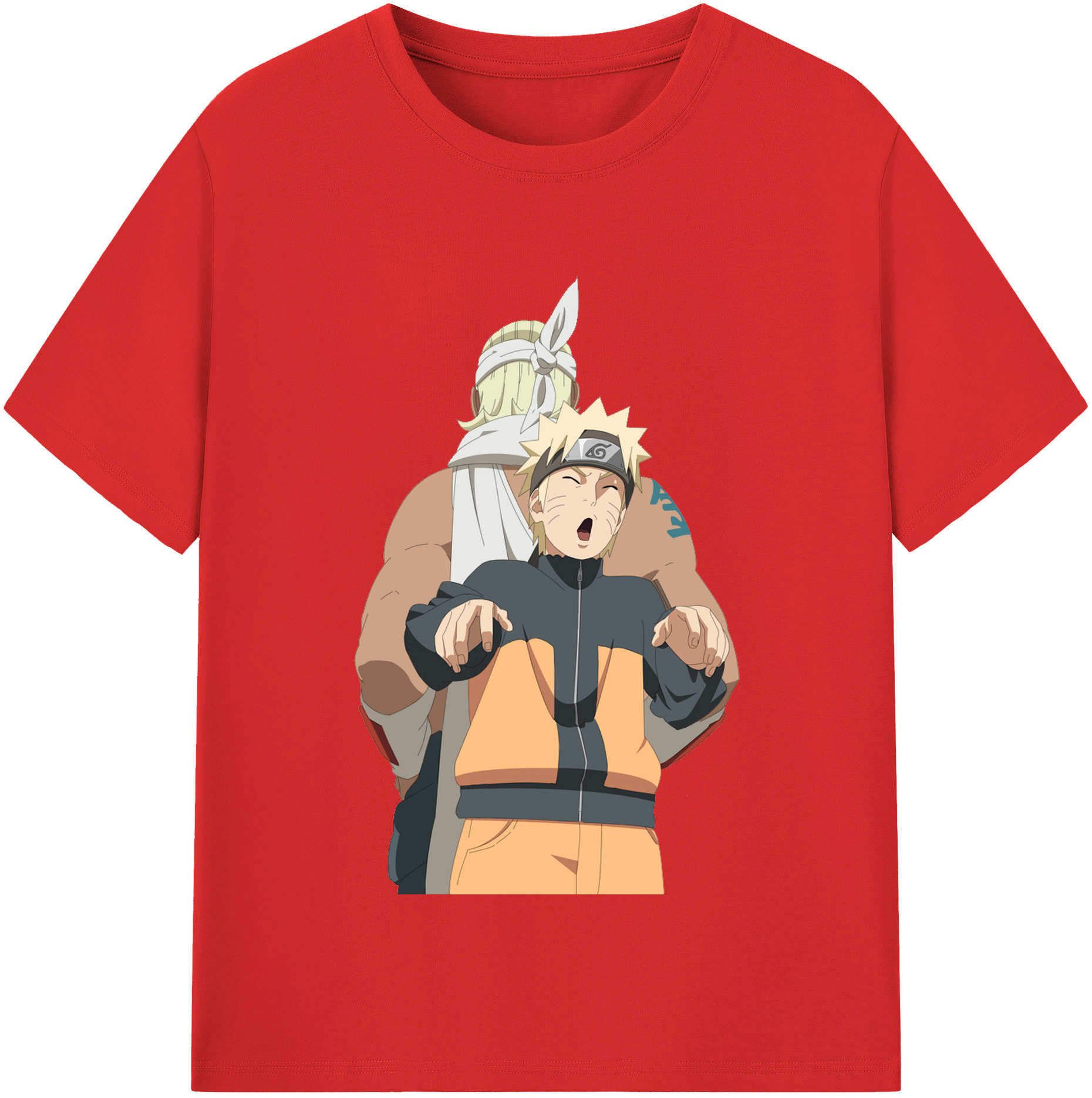 （画像用） NARUTO -ナルト- うずまき ナルト Uzumaki Naruto レディースカジュアルプリントTシャツ（綿100％）