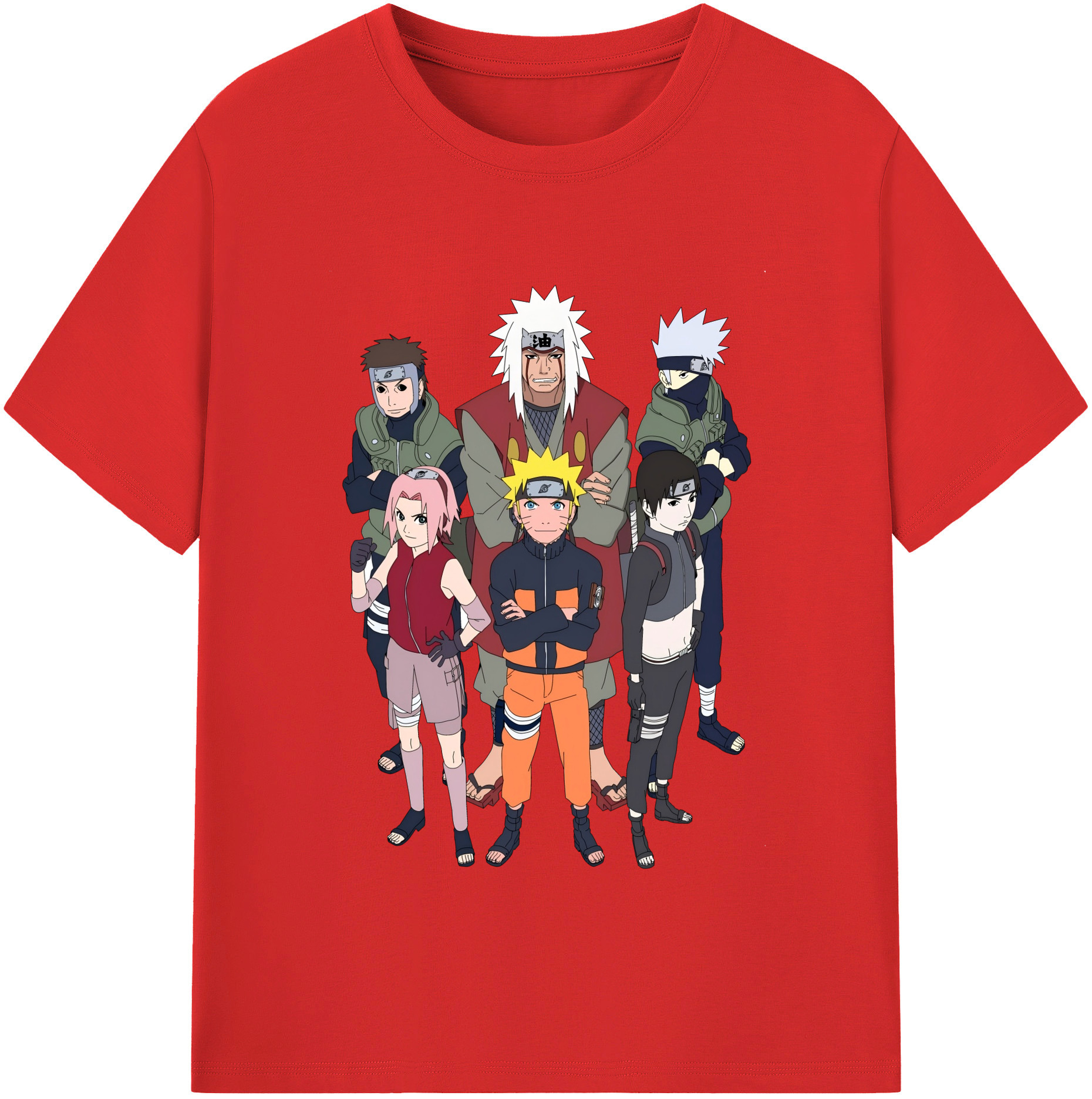 （画像用） NARUTO -ナルト- うずまき ナルト Uzumaki Naruto レディースカジュアルプリントTシャツ（綿100％）