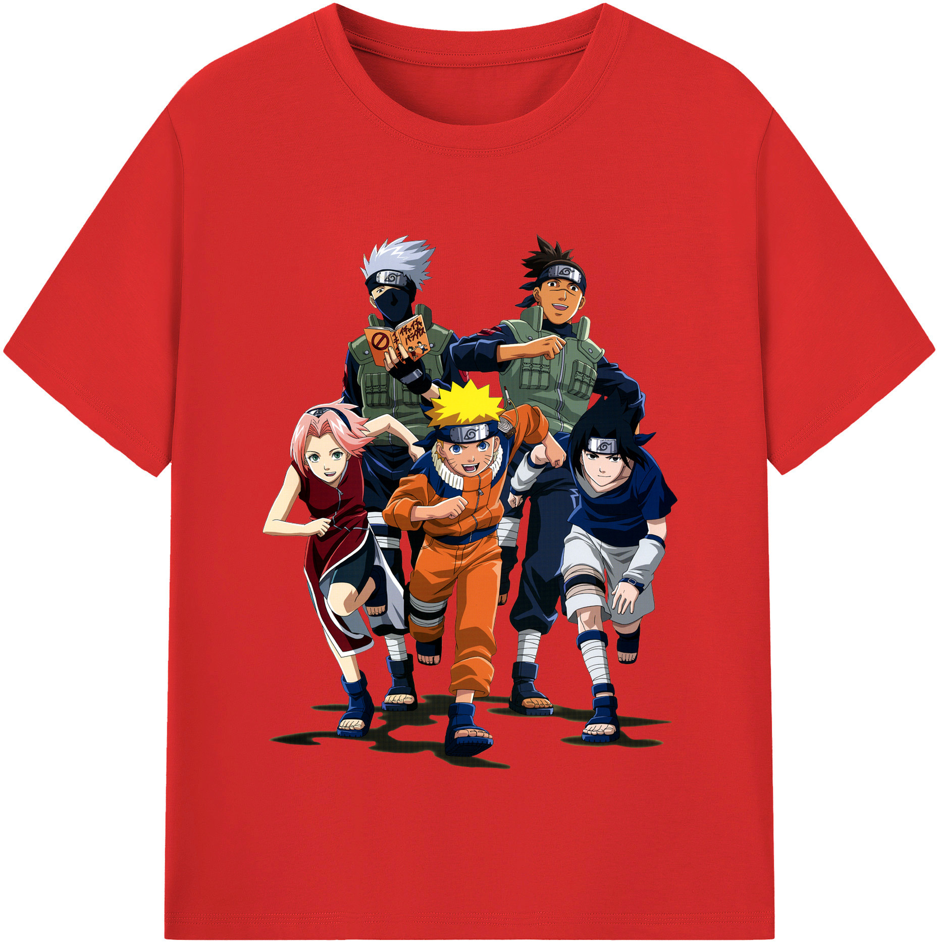（画像用） NARUTO -ナルト- うずまき ナルト Uzumaki Naruto レディースカジュアルプリントTシャツ（綿100％）