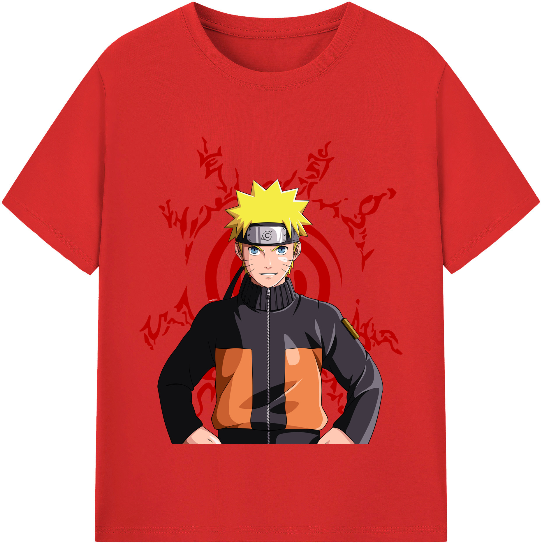 （画像用） NARUTO -ナルト- うずまき ナルト Uzumaki Naruto レディースカジュアルプリントTシャツ（綿100％）