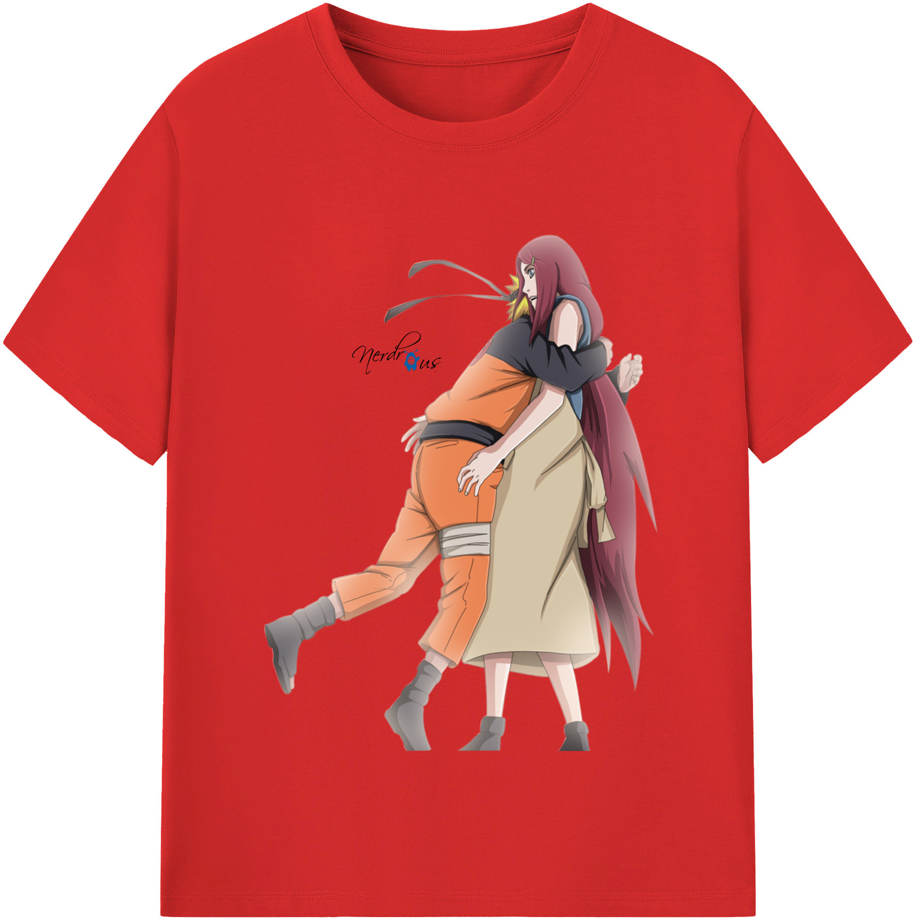 （画像用） NARUTO -ナルト- うずまき ナルト Uzumaki Naruto レディースカジュアルプリントTシャツ（綿100％）