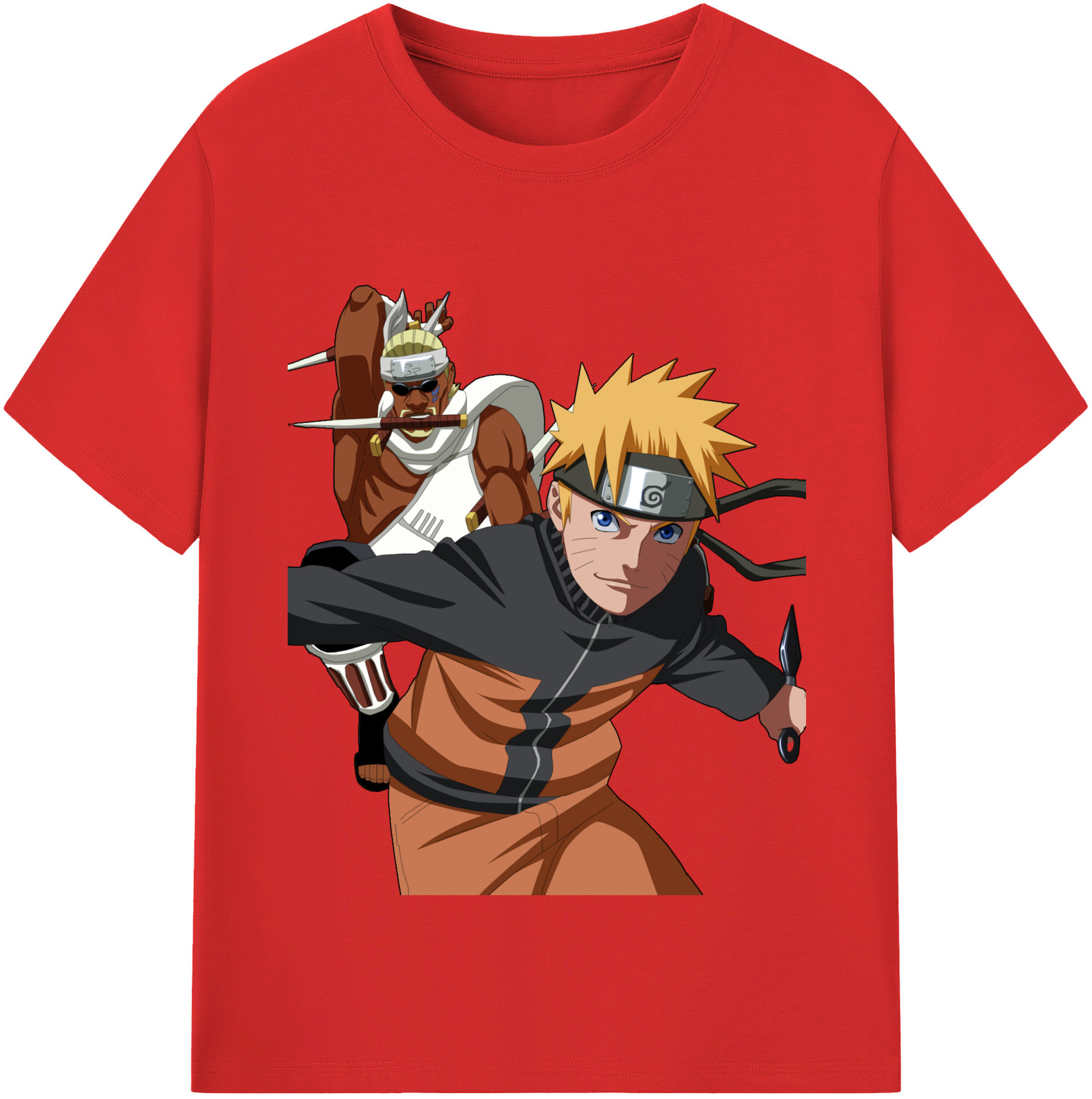（画像用） NARUTO -ナルト- うずまき ナルト Uzumaki Naruto レディースカジュアルプリントTシャツ（綿100％）