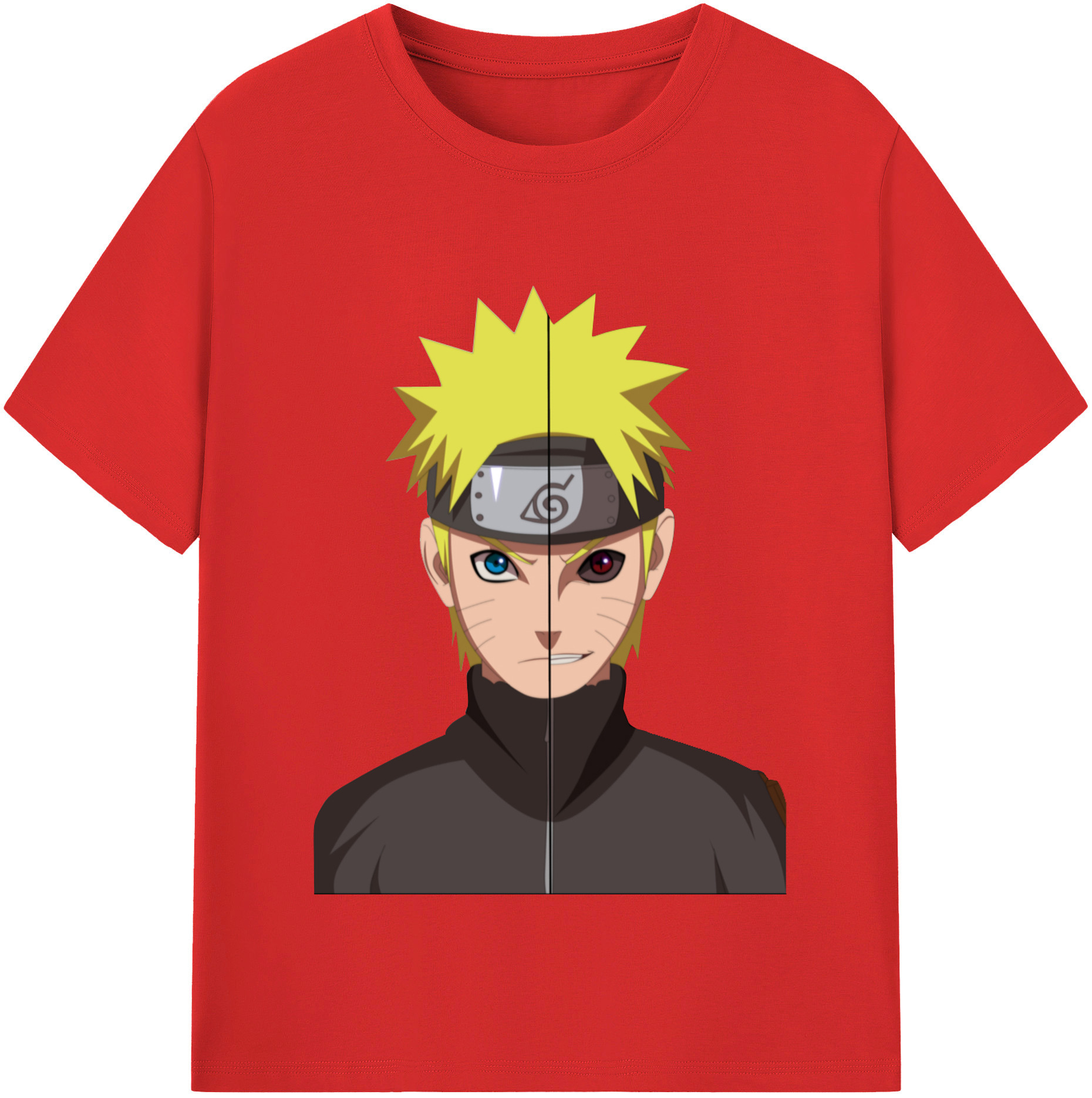 （画像用） NARUTO -ナルト- うずまき ナルト Uzumaki Naruto レディースカジュアルプリントTシャツ（綿100％）