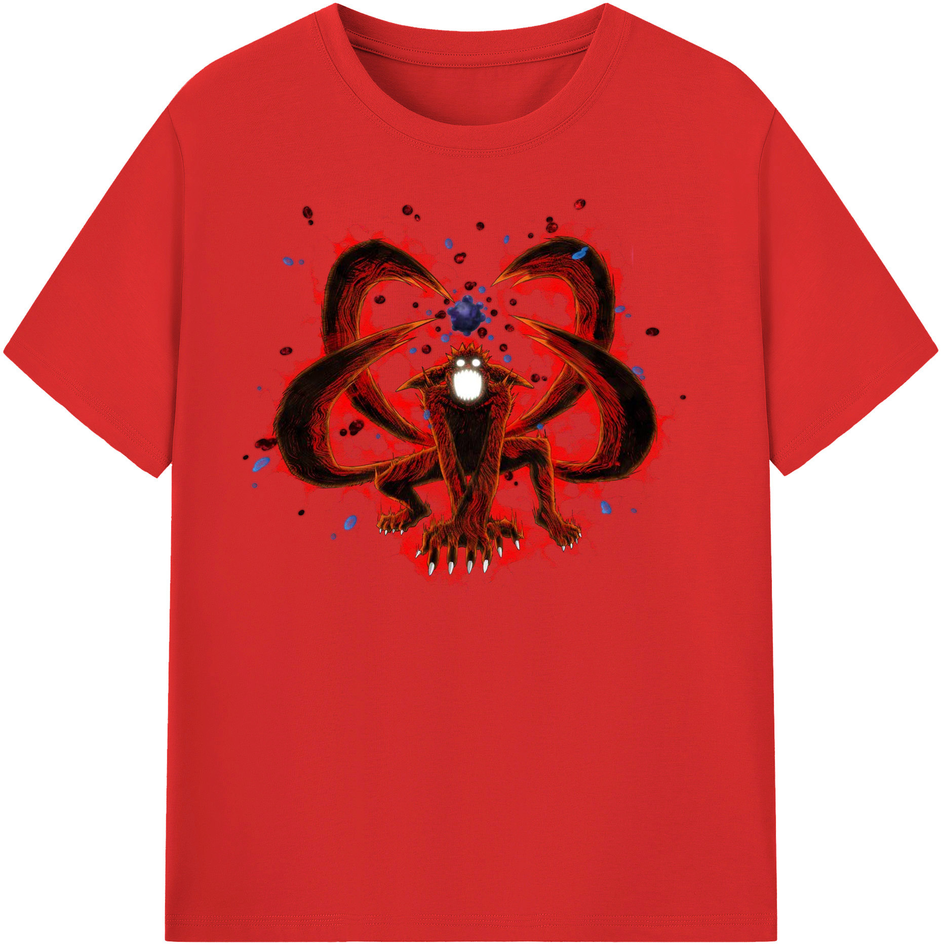 （画像用） NARUTO -ナルト- うずまき ナルト Uzumaki Naruto レディースカジュアルプリントTシャツ（綿100％）
