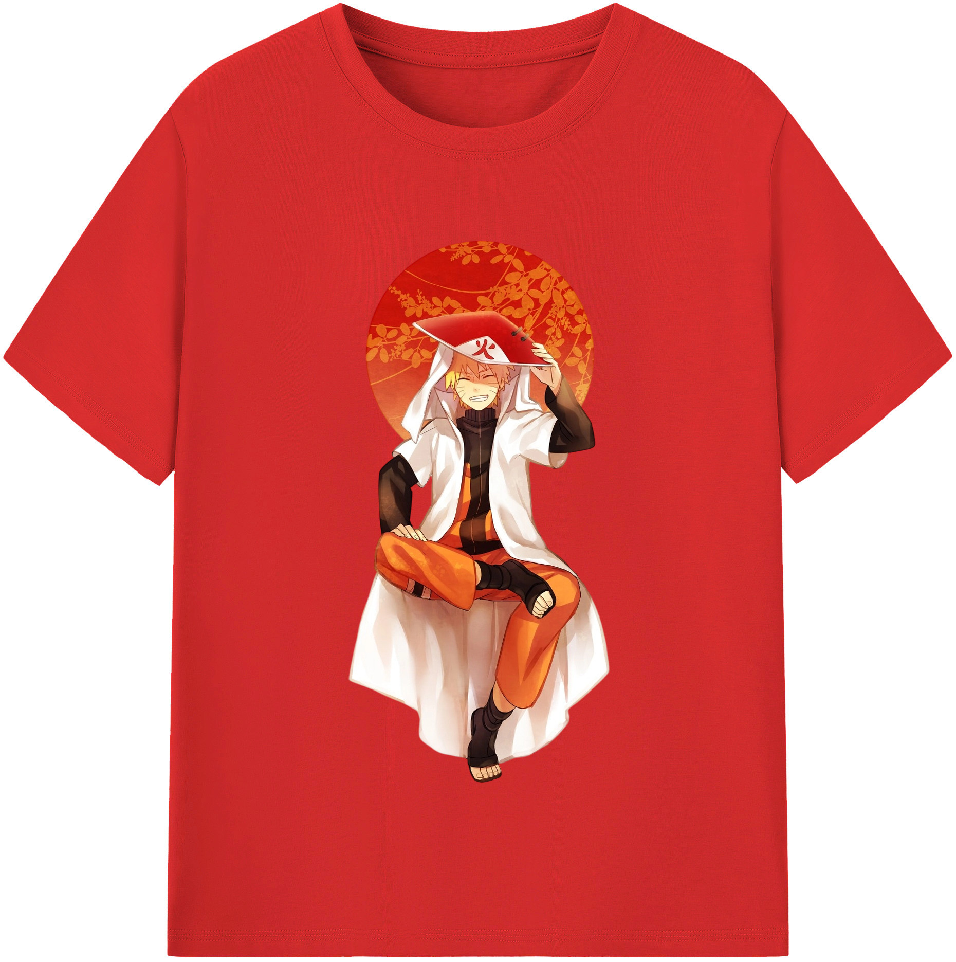 （画像用） NARUTO -ナルト- うずまき ナルト Uzumaki Naruto レディースカジュアルプリントTシャツ（綿100％）