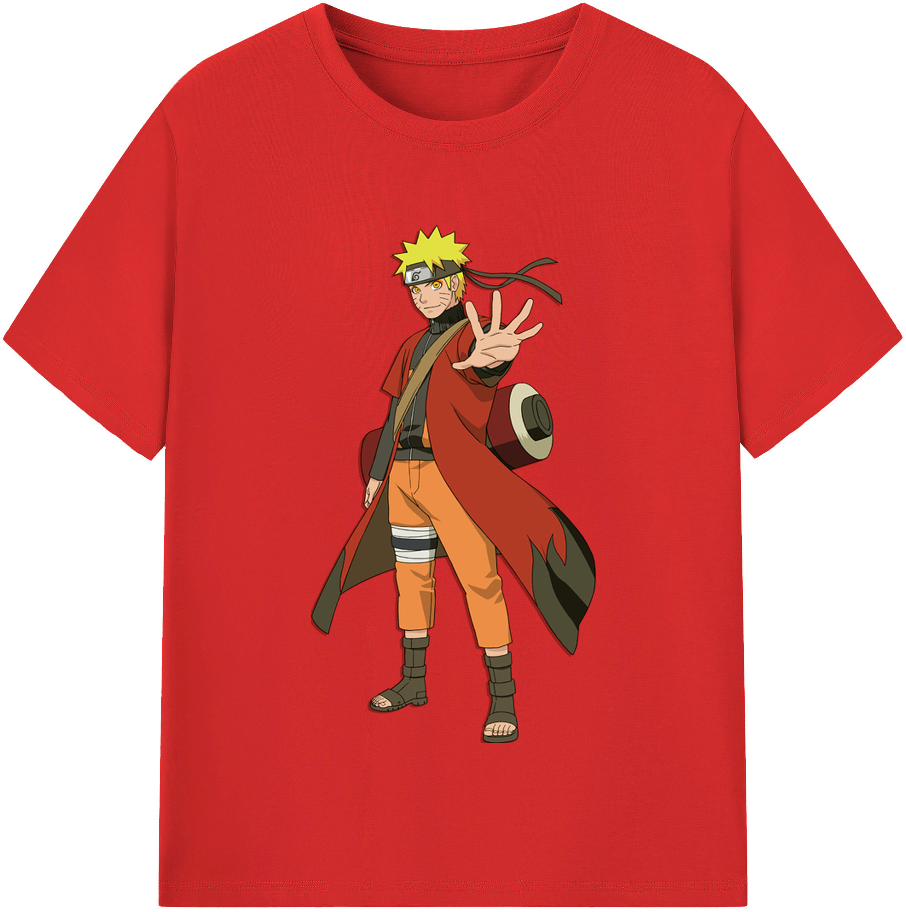（画像用） NARUTO -ナルト- うずまき ナルト Uzumaki Naruto レディースカジュアルプリントTシャツ（綿100％）
