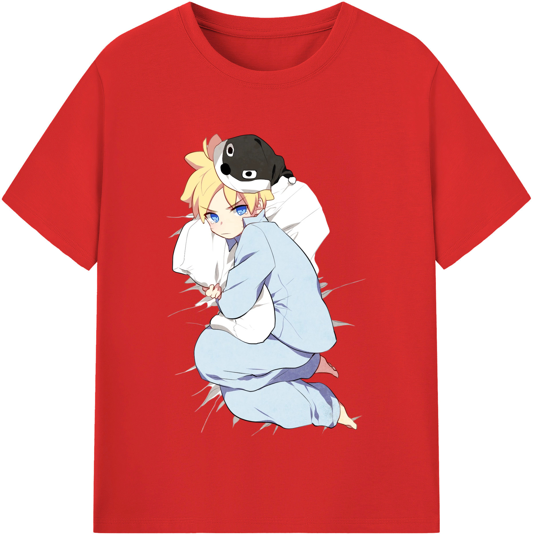 （画像用） NARUTO -ナルト- うずまき ナルト Uzumaki Naruto レディースカジュアルプリントTシャツ（綿100％）