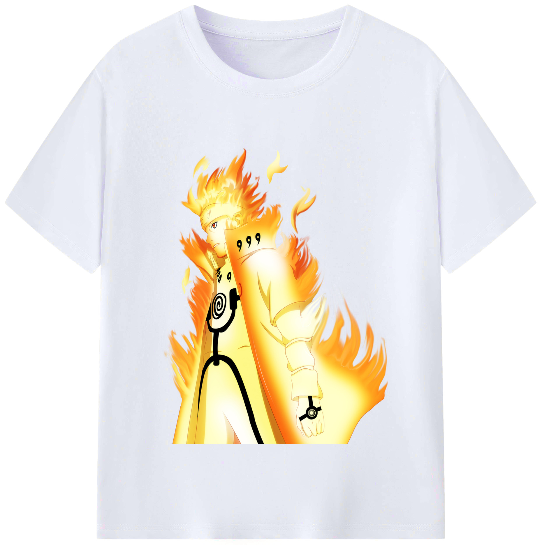（画像用） NARUTO -ナルト- うずまき ナルト Uzumaki Naruto レディースカジュアルプリントTシャツ（綿100％）