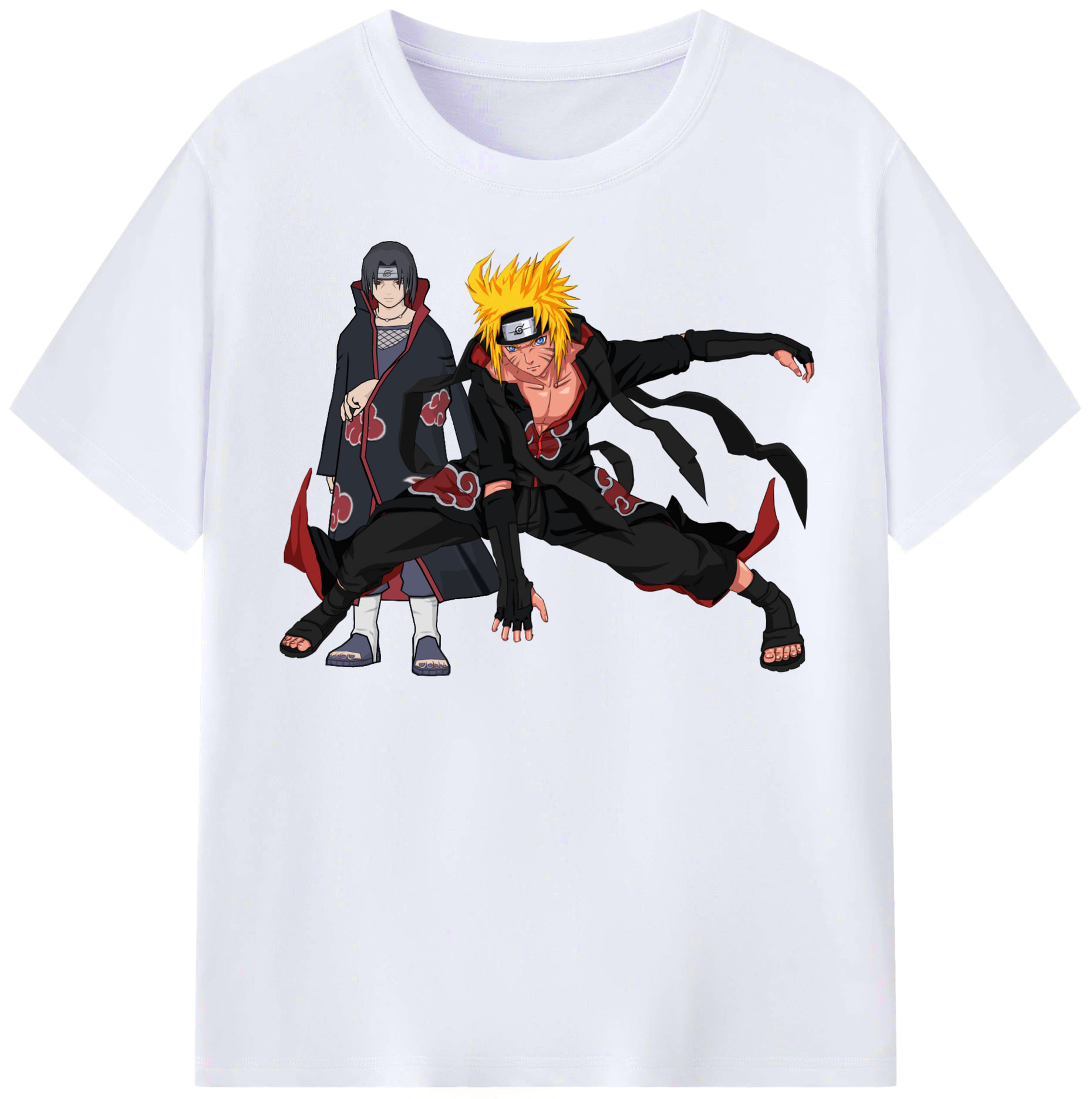 （画像用） NARUTO -ナルト- うずまき ナルト Uzumaki Naruto レディースカジュアルプリントTシャツ（綿100％）