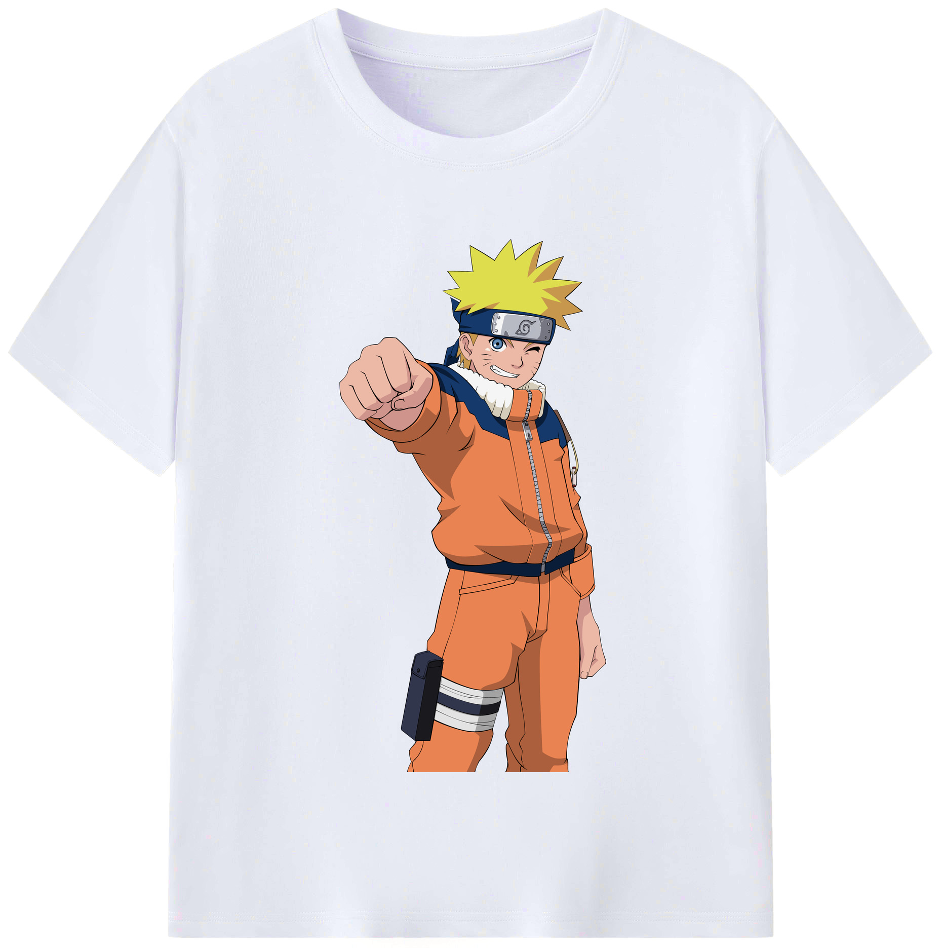 （画像用） NARUTO -ナルト- うずまき ナルト Uzumaki Naruto レディースカジュアルプリントTシャツ（綿100％）