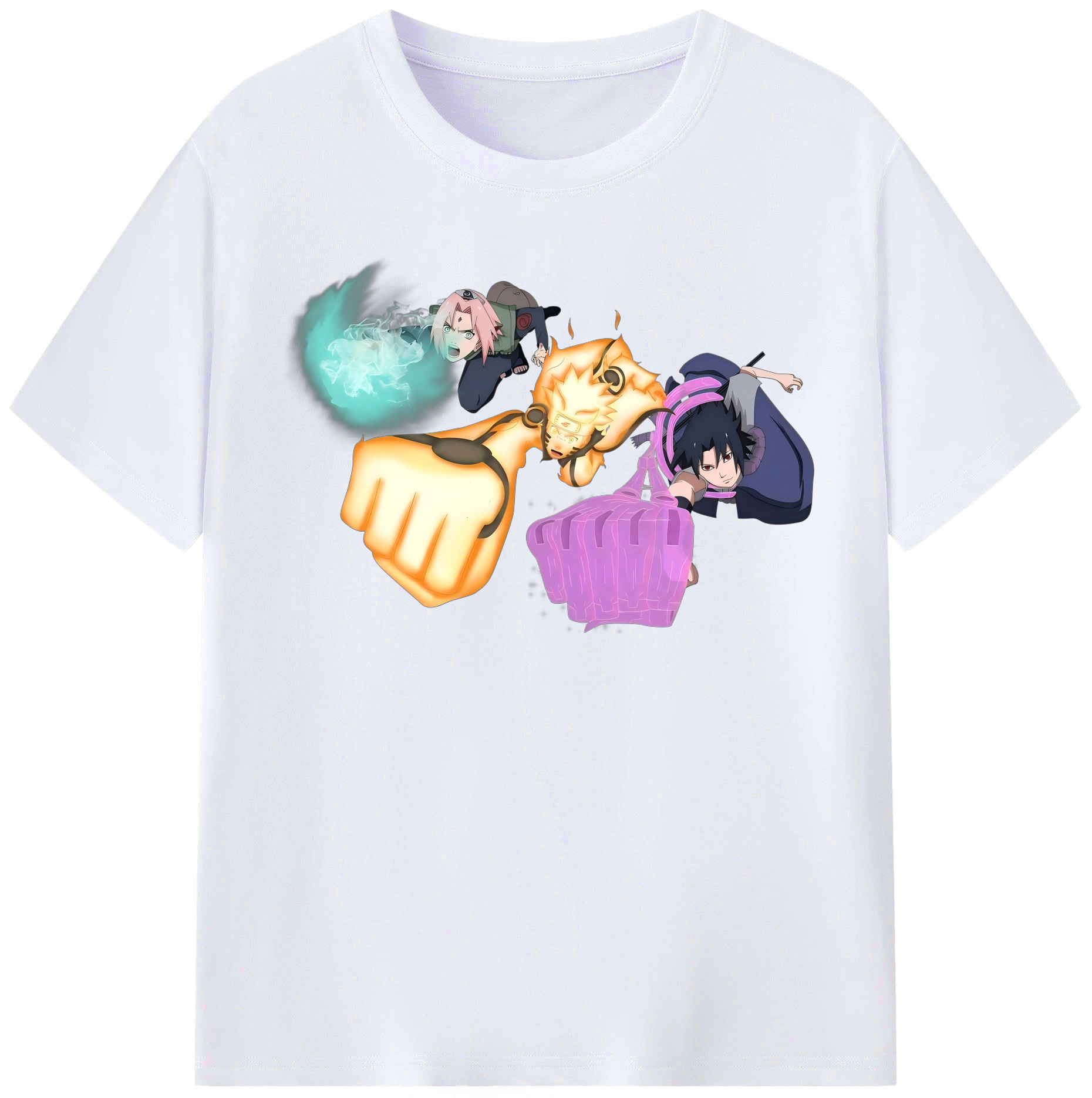 （画像用） NARUTO -ナルト- うずまき ナルト Uzumaki Naruto レディースカジュアルプリントTシャツ（綿100％）