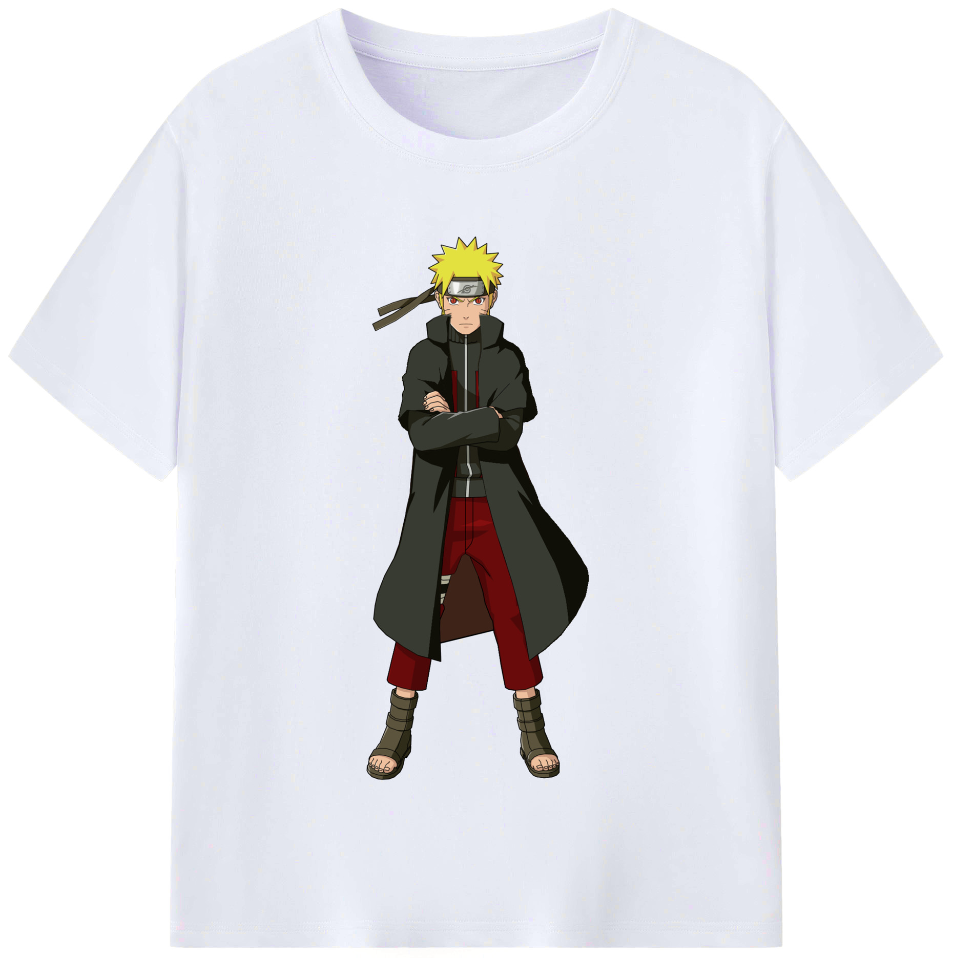 （画像用） NARUTO -ナルト- うずまき ナルト Uzumaki Naruto レディースカジュアルプリントTシャツ（綿100％）