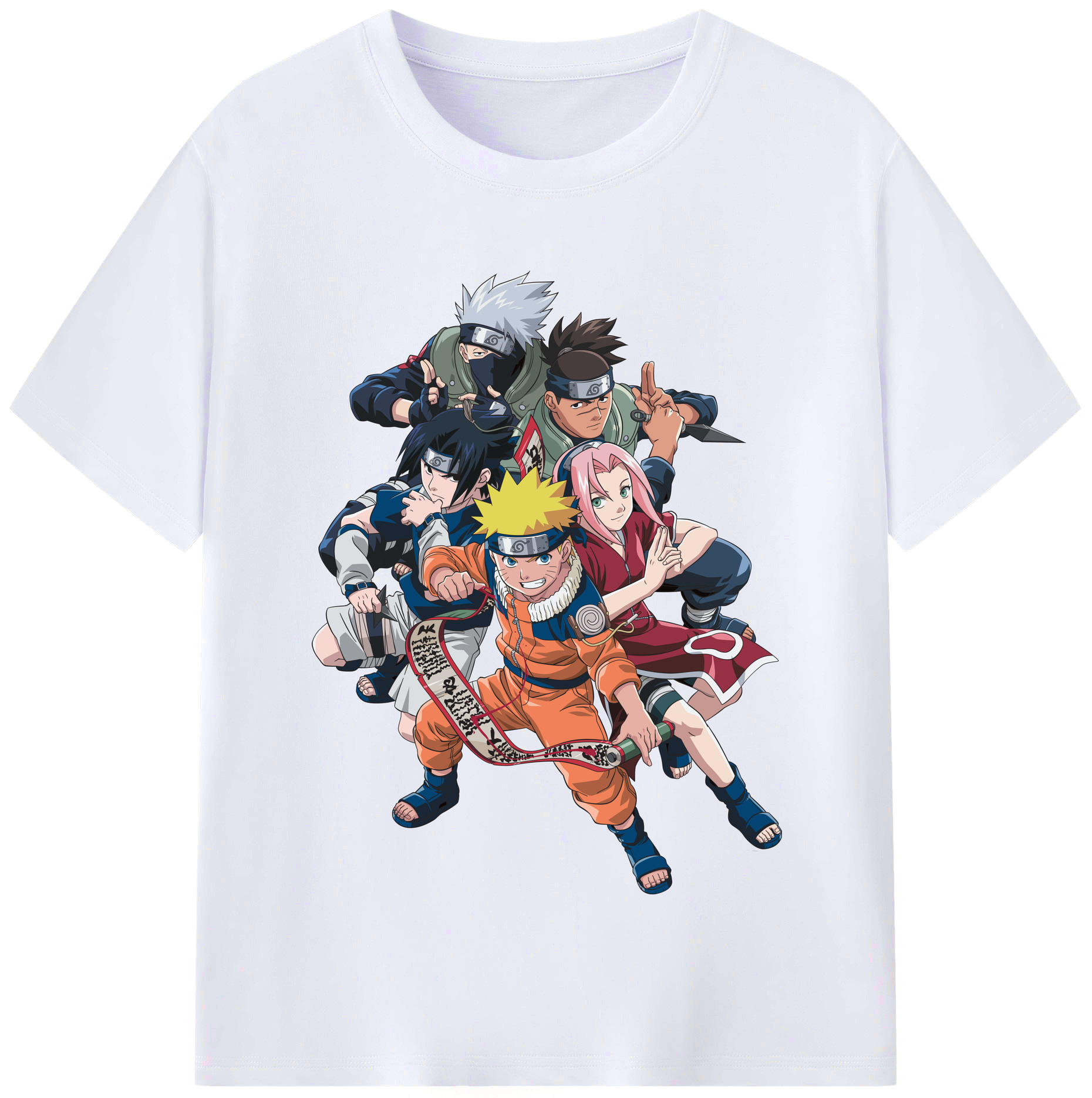 （画像用） NARUTO -ナルト- うずまき ナルト Uzumaki Naruto レディースカジュアルプリントTシャツ（綿100％）