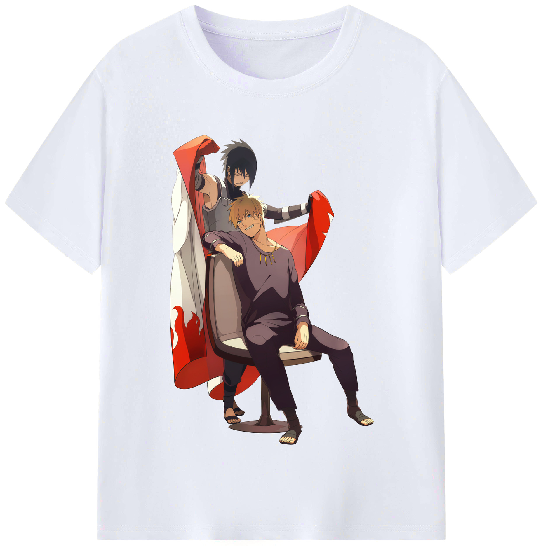 （画像用） NARUTO -ナルト- うずまき ナルト Uzumaki Naruto レディースカジュアルプリントTシャツ（綿100％）