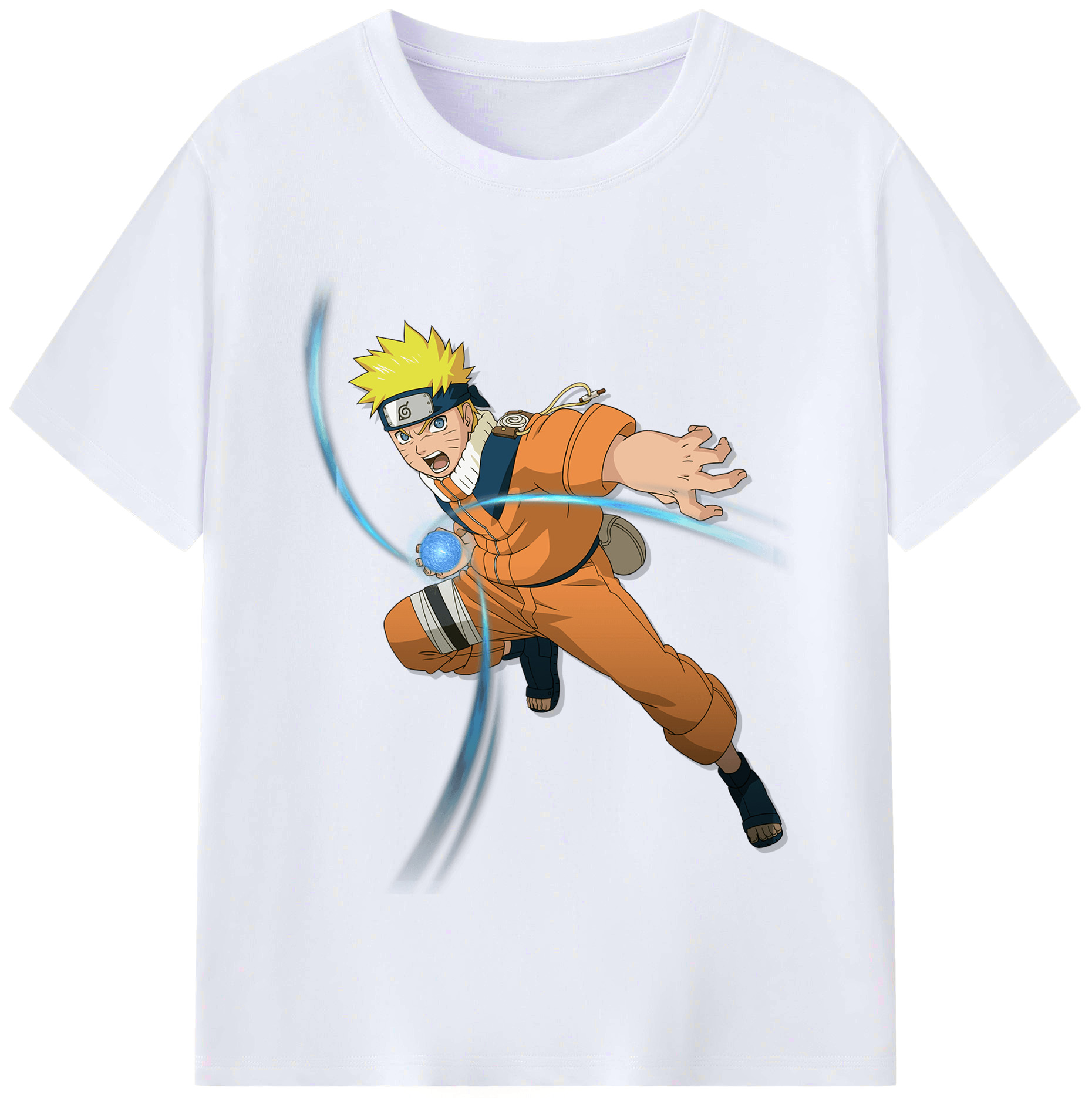 （画像用） NARUTO -ナルト- うずまき ナルト Uzumaki Naruto レディースカジュアルプリントTシャツ（綿100％）