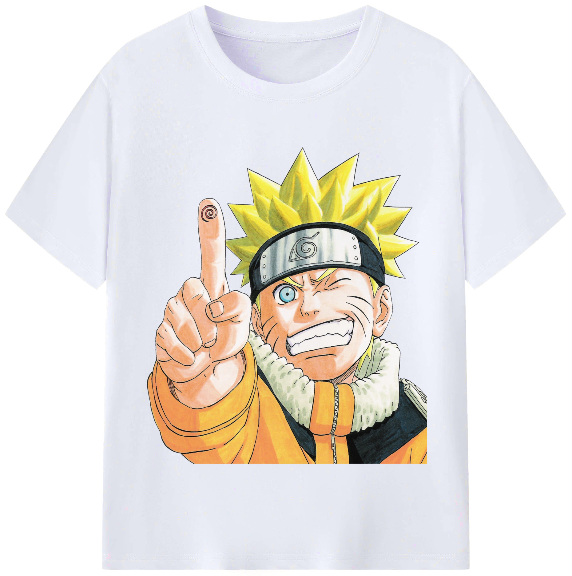 （画像用） NARUTO -ナルト- うずまき ナルト Uzumaki Naruto レディースカジュアルプリントTシャツ（綿100％）